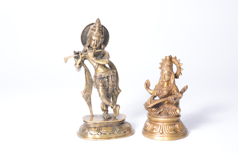 Brass Hindu Deity Statues