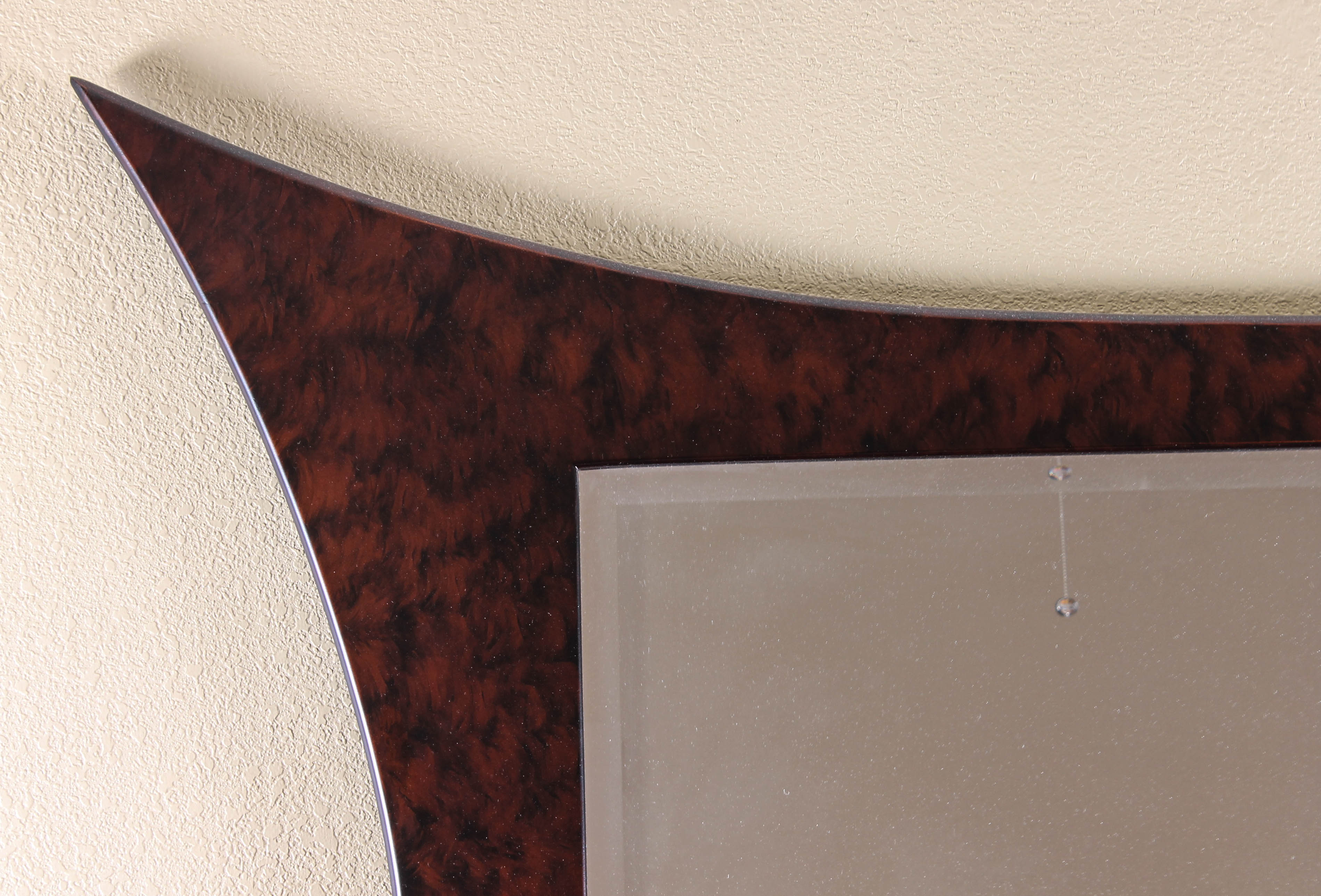 Starburst Wooden Wall Mirror