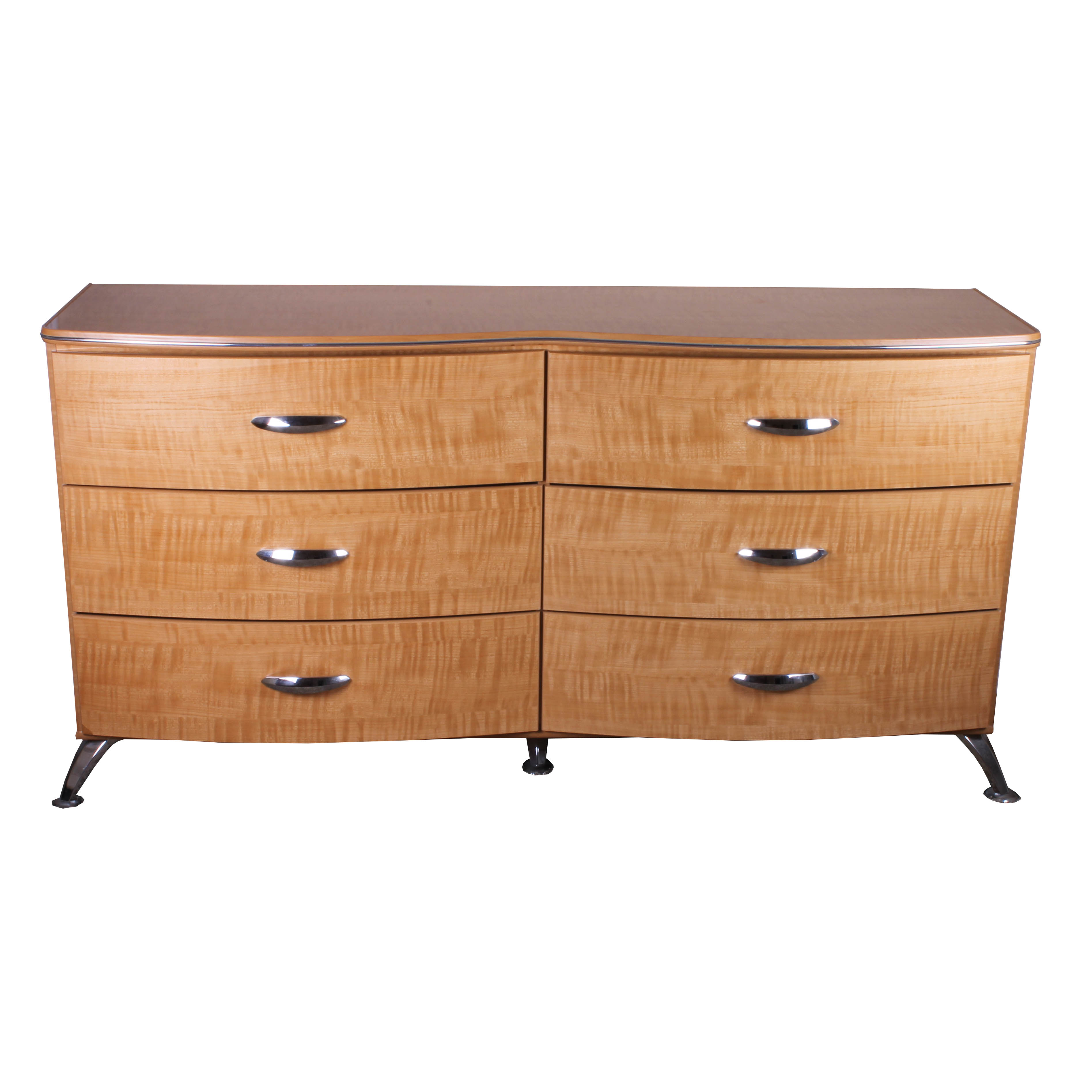 Contemporary Faux Maple Dresser by Ashley Furniture
