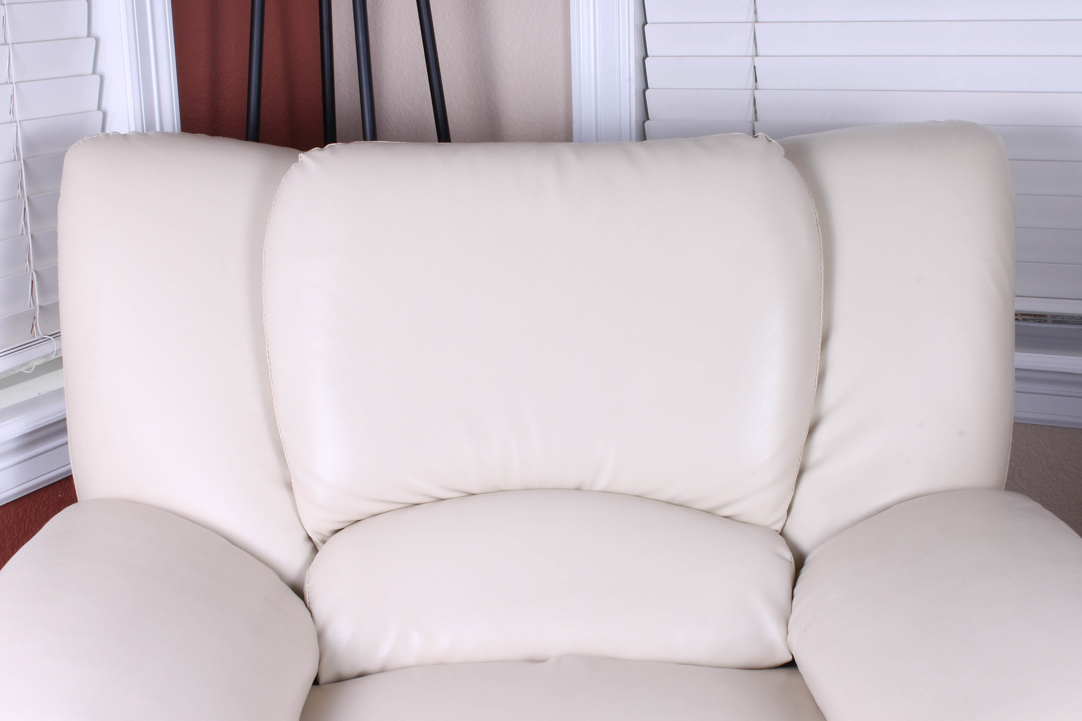 Contemporary Faux Leather Armchair