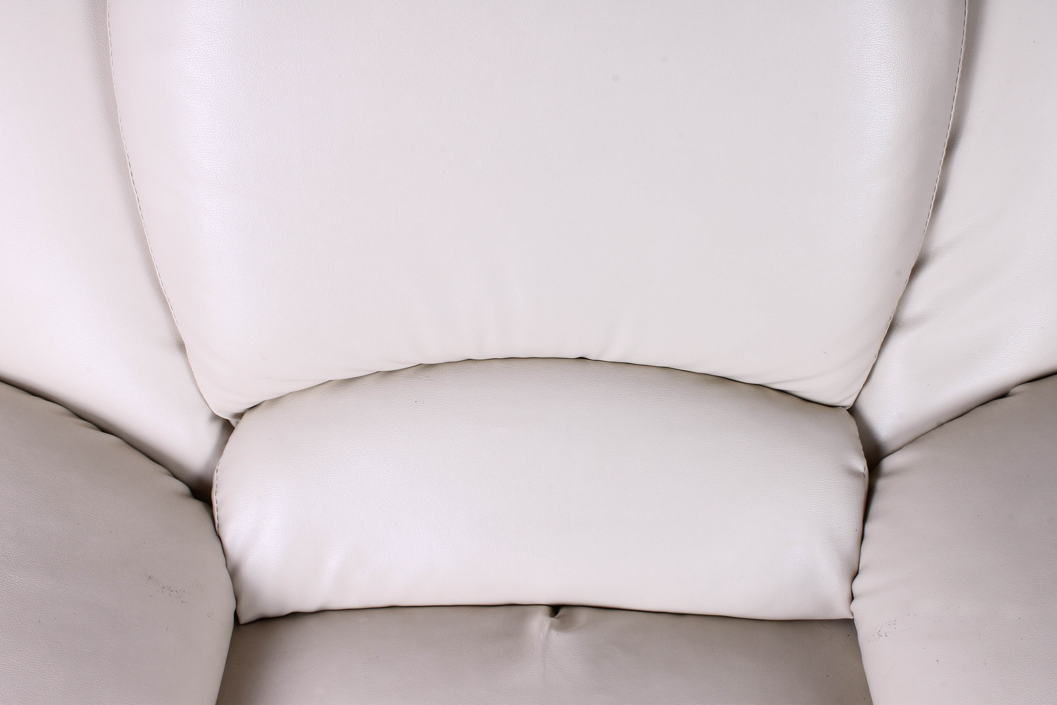Contemporary Faux Leather Armchair