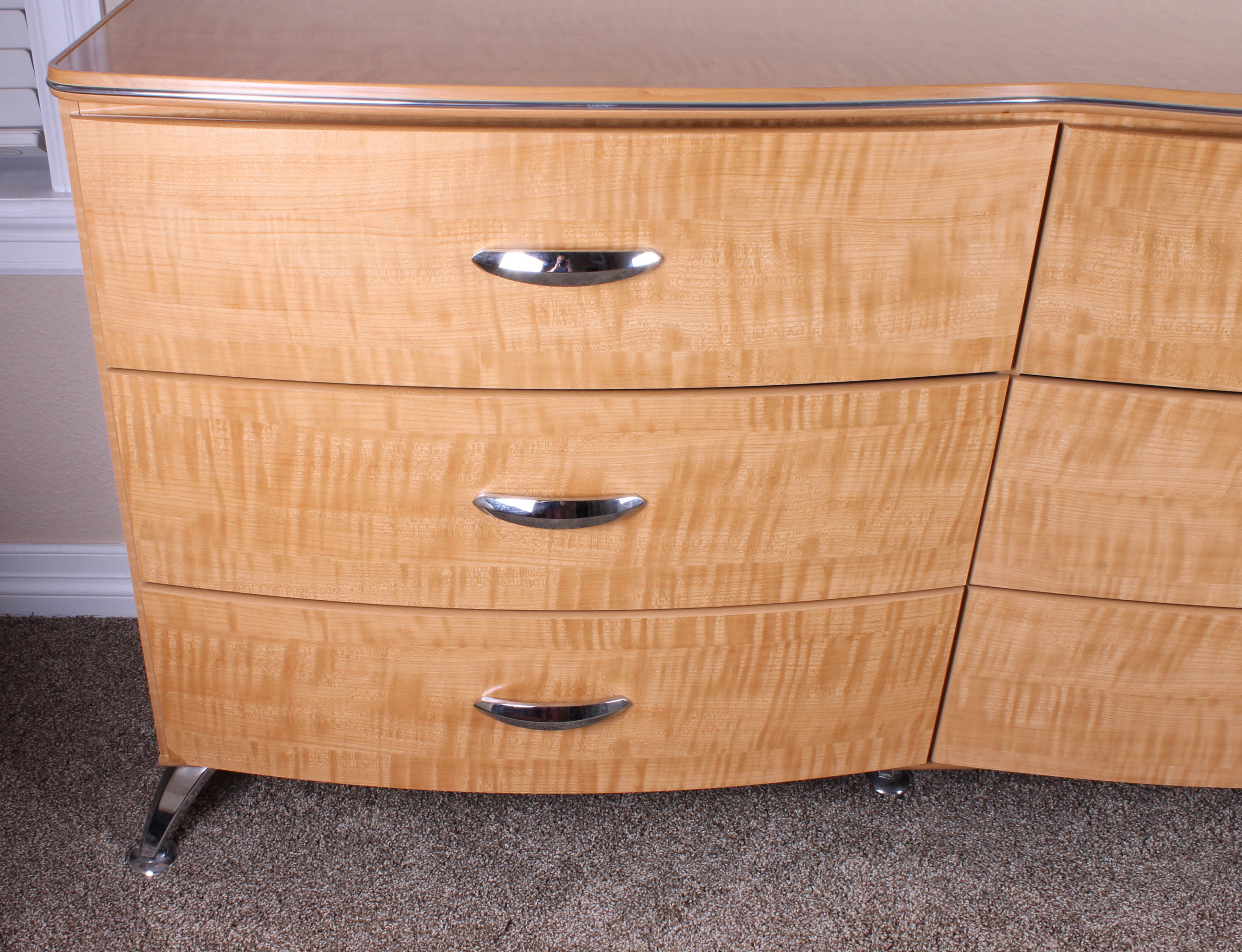 Contemporary Faux Maple Dresser by Ashley Furniture