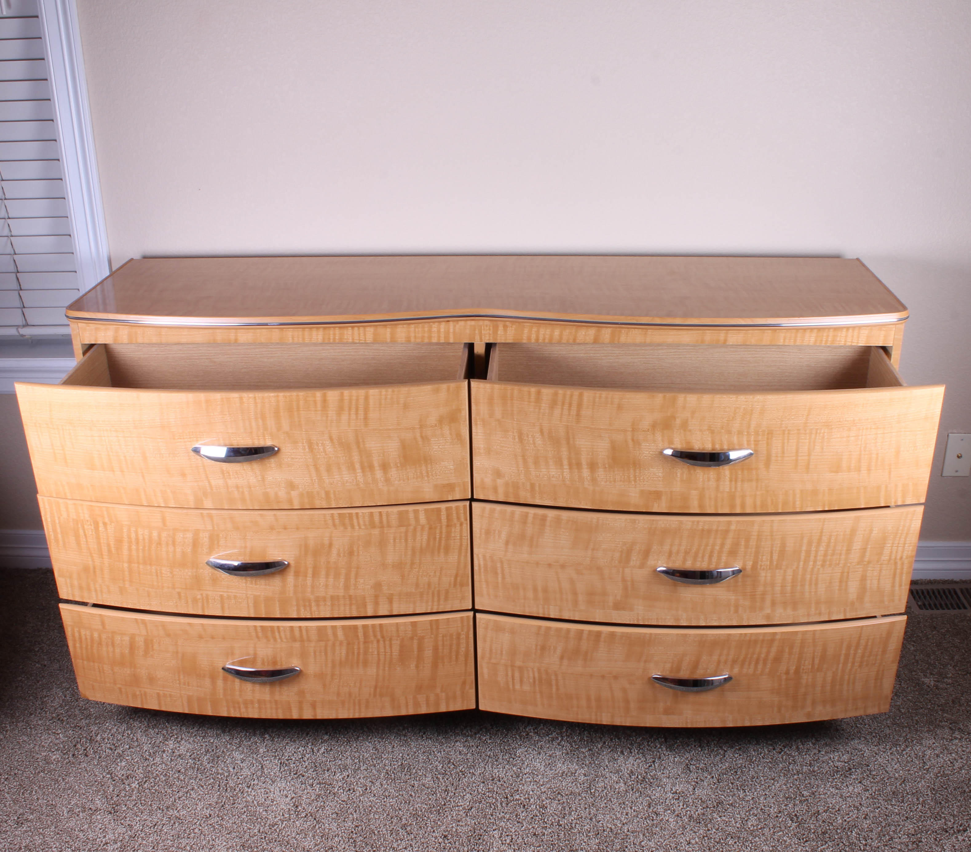Contemporary Faux Maple Dresser by Ashley Furniture