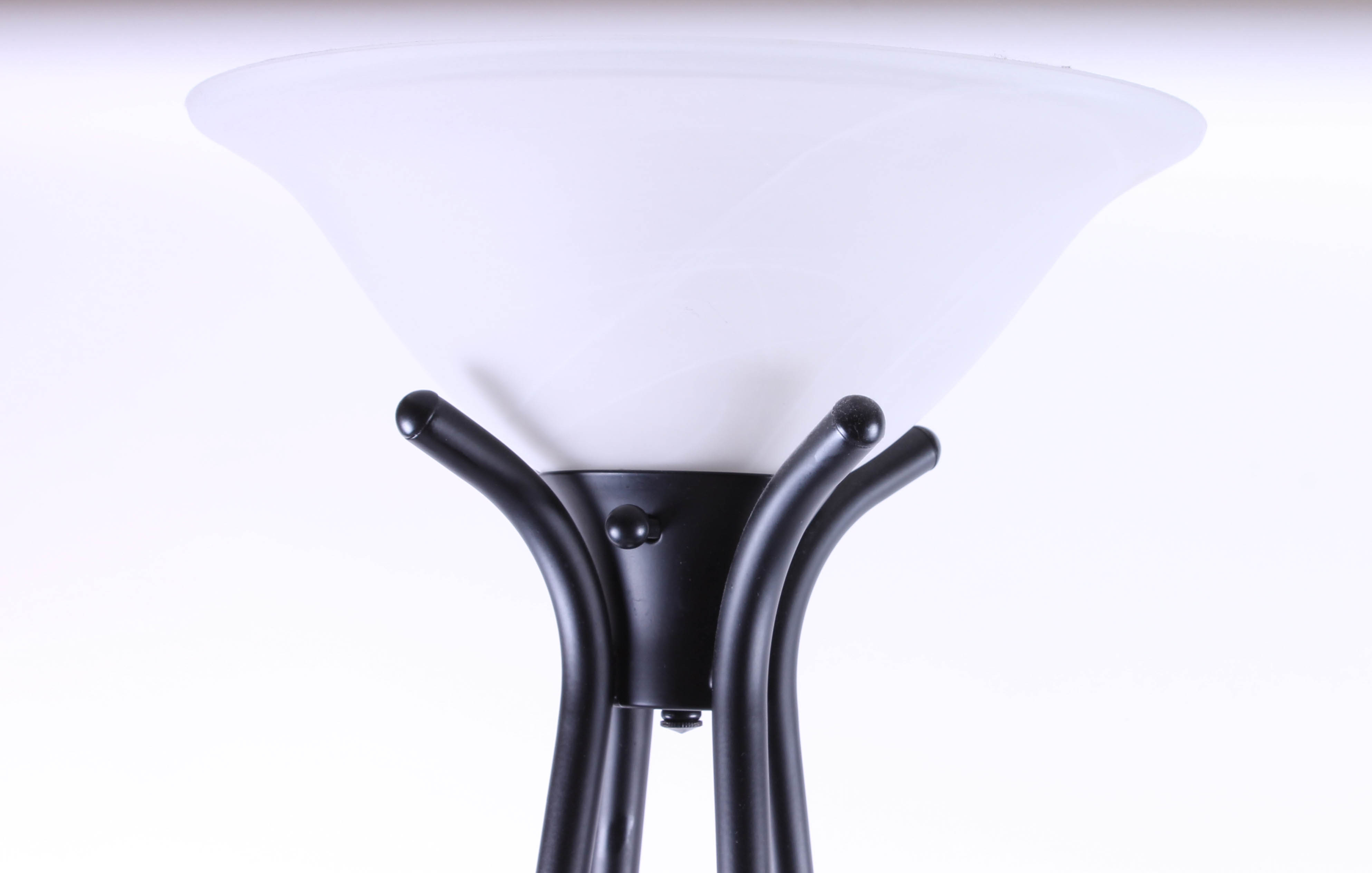 Contemporary Black Metal Floor Lamp