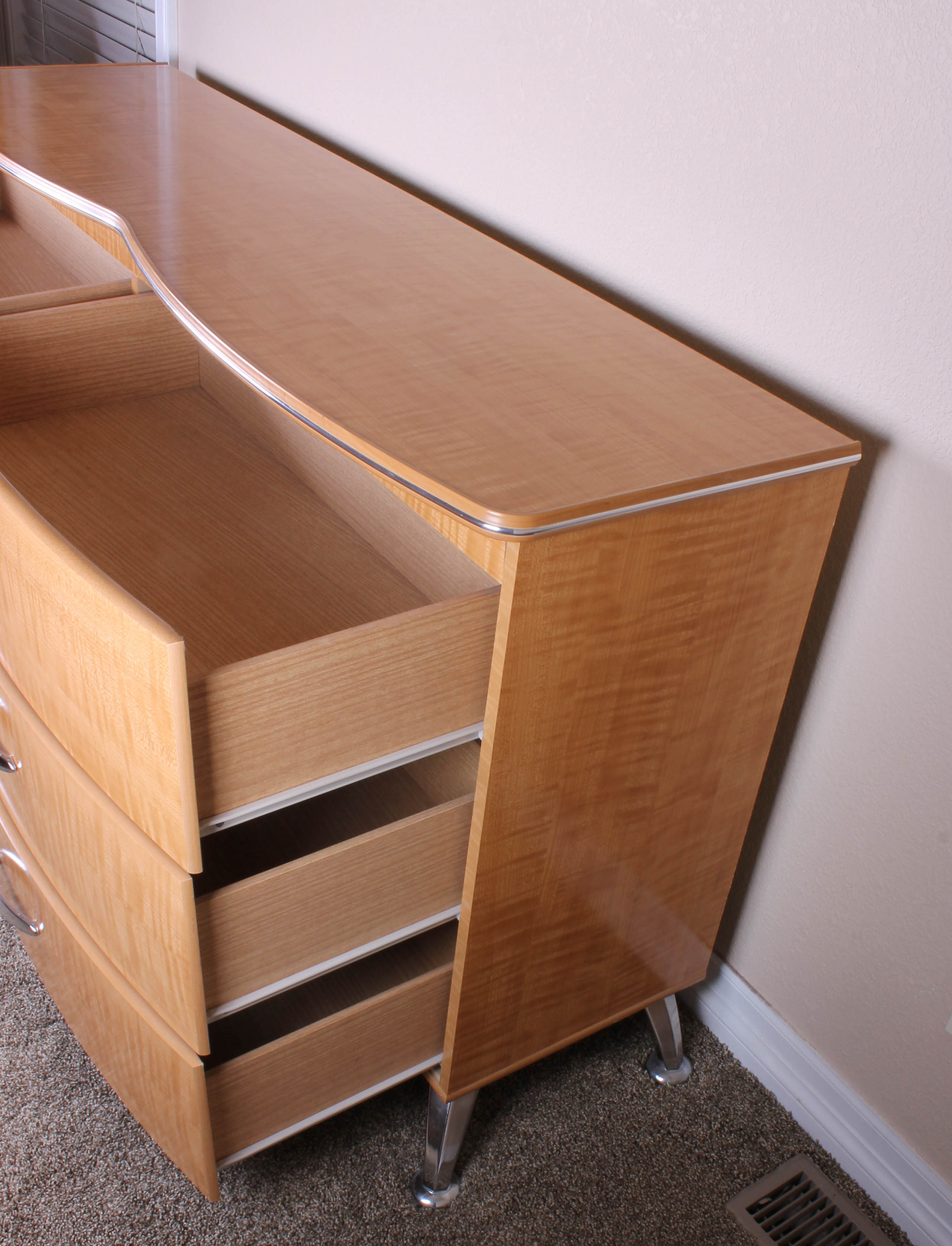 Contemporary Faux Maple Dresser by Ashley Furniture