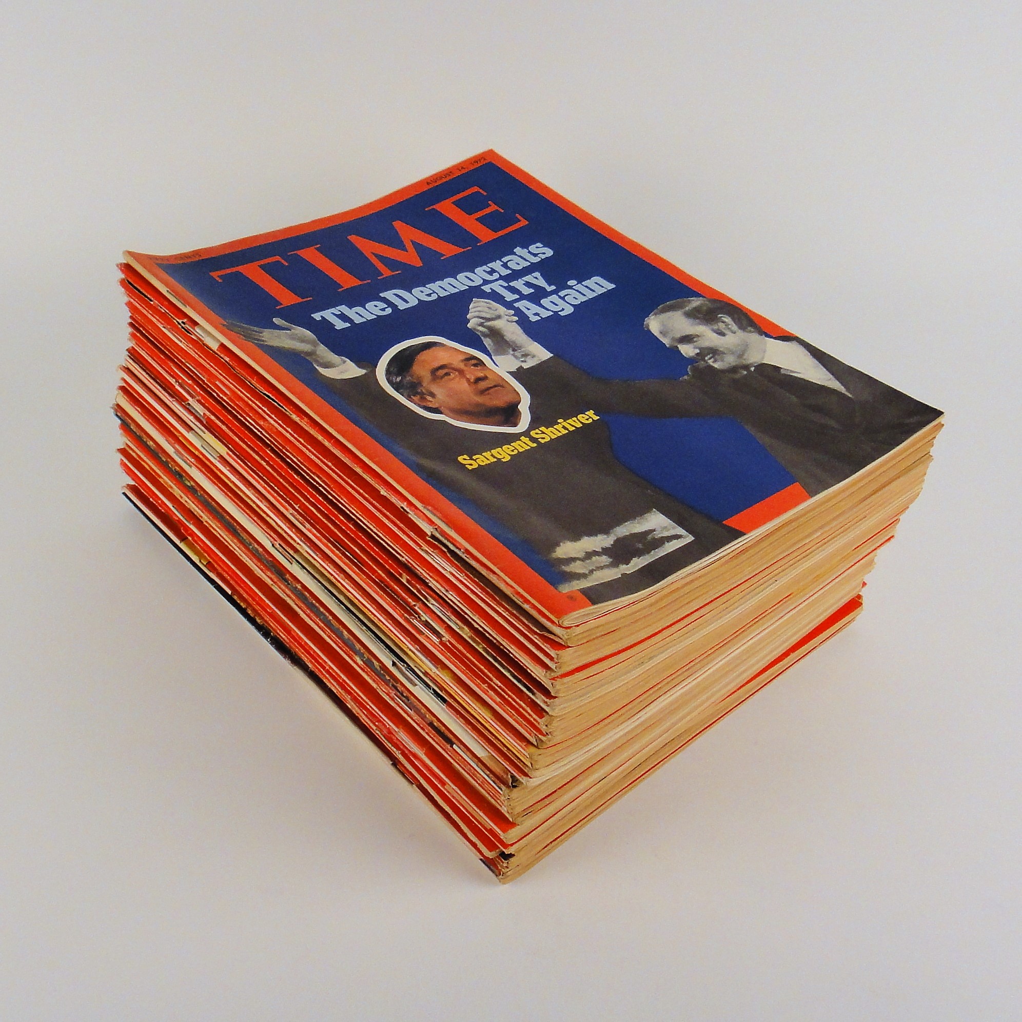 Vintage 1960s and 1970s Time Magazines