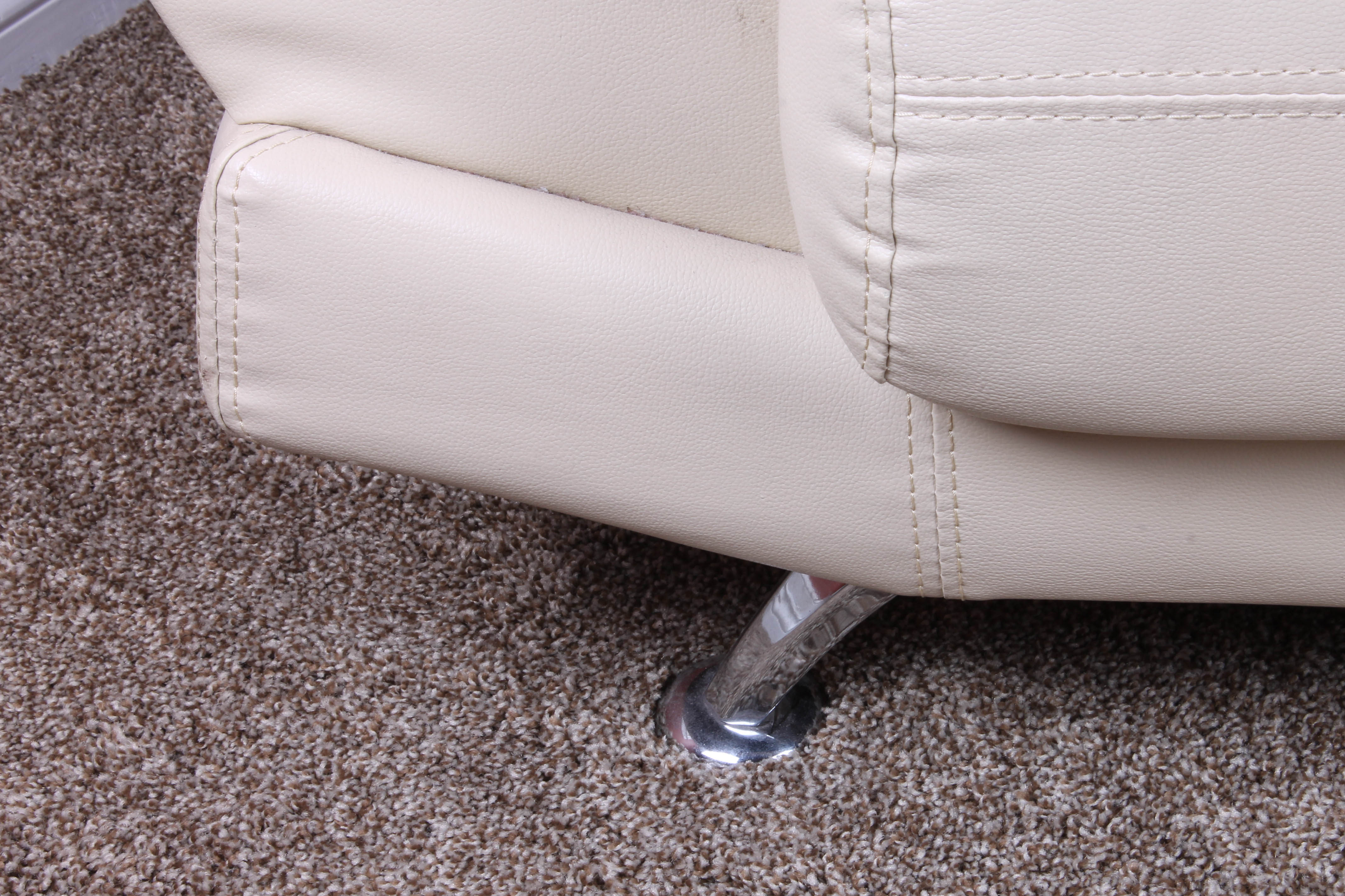 Contemporary Faux Leather Armchair