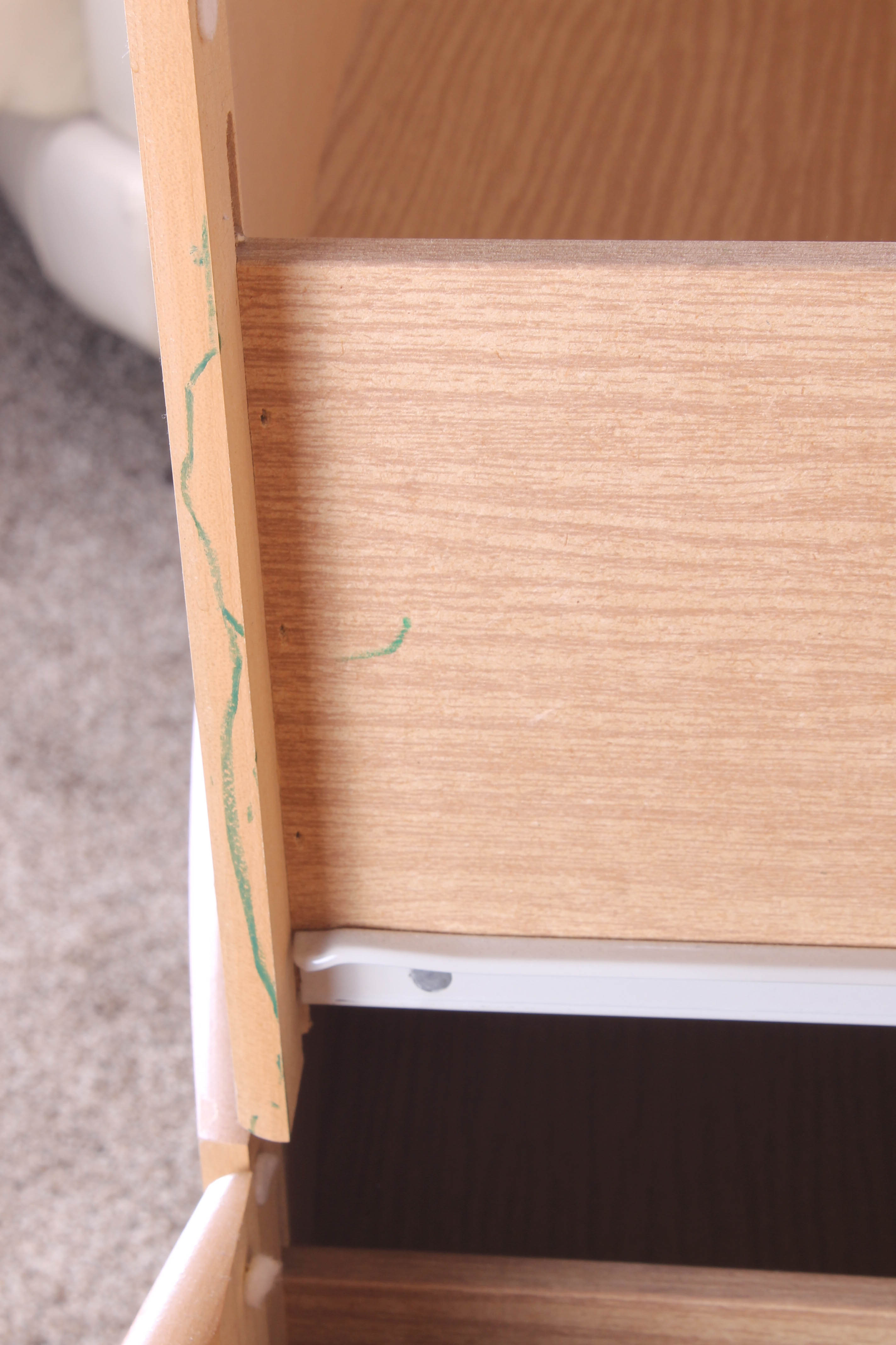 Contemporary Faux Maple Dresser by Ashley Furniture