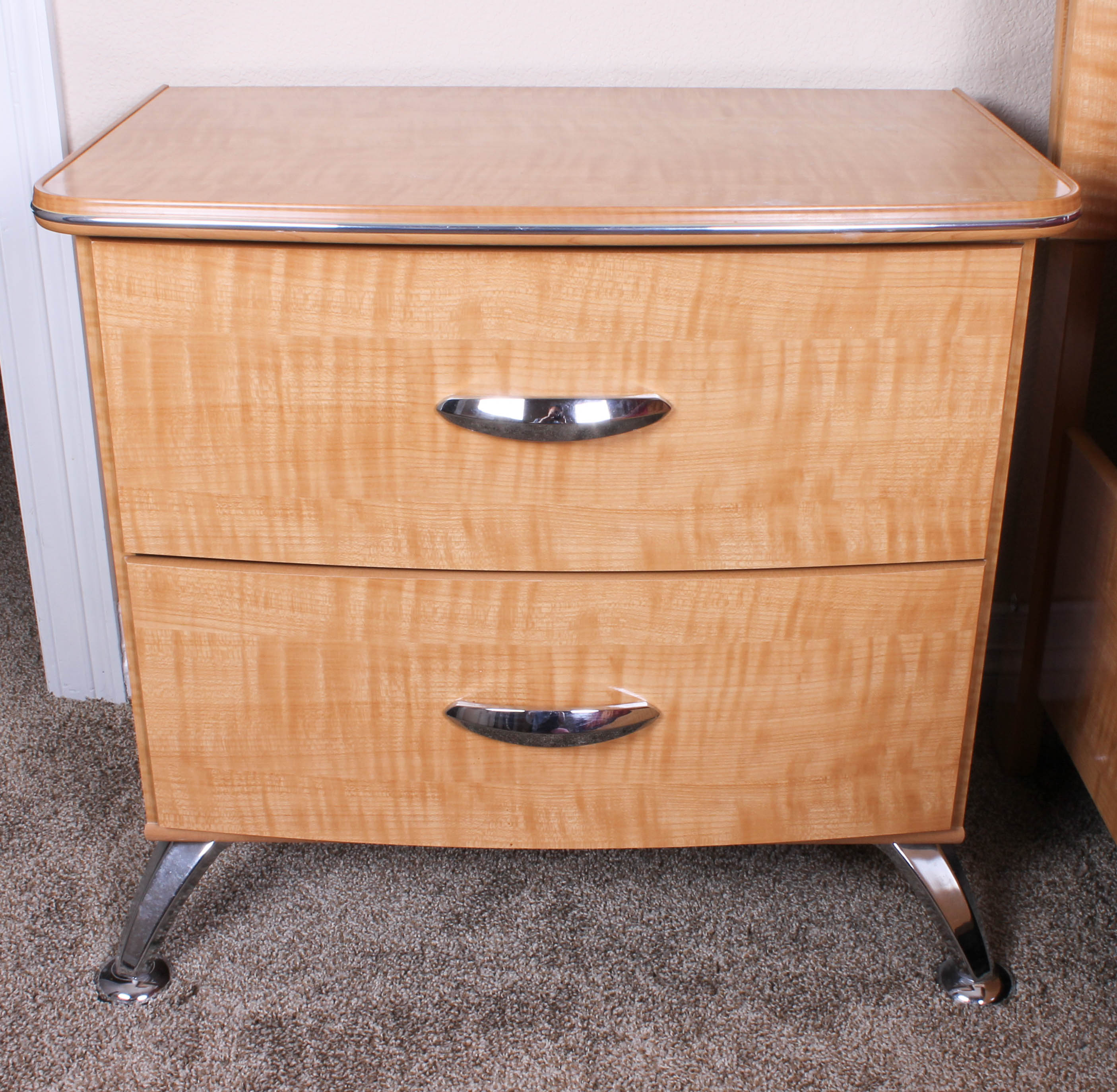 Replicated Maple Grain Nightstand by Ashley Furniture