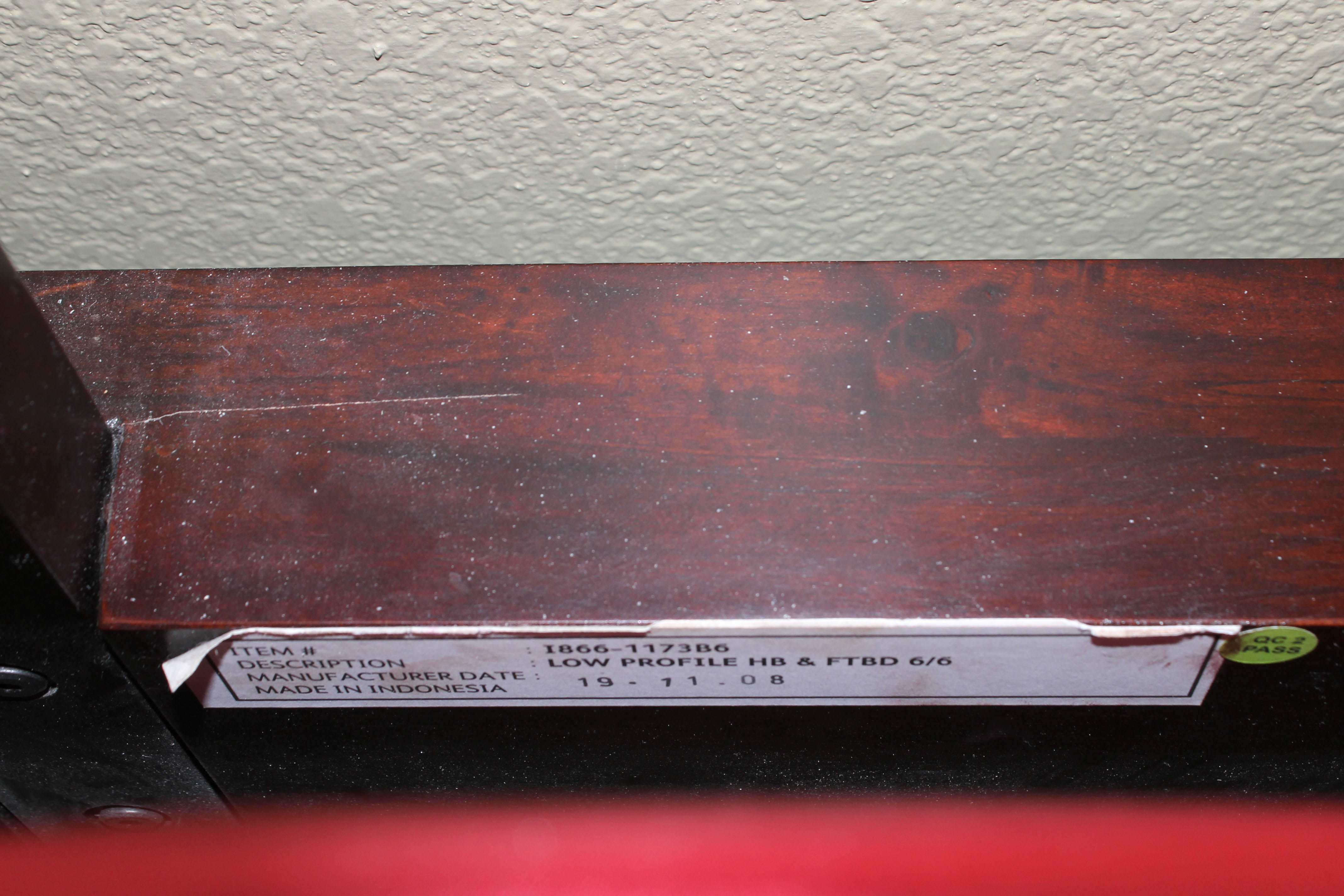 King Size Contemporary Bed Frame with Bedding