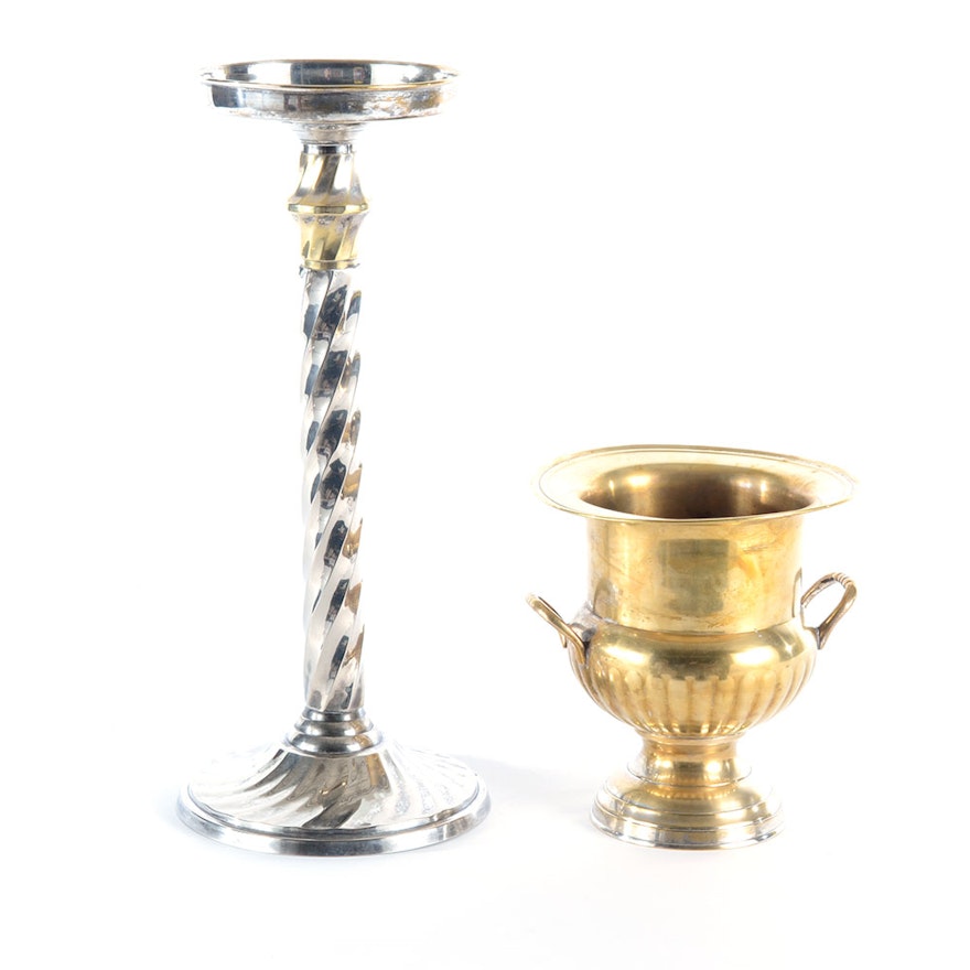 Decorative Urn and Pedistal