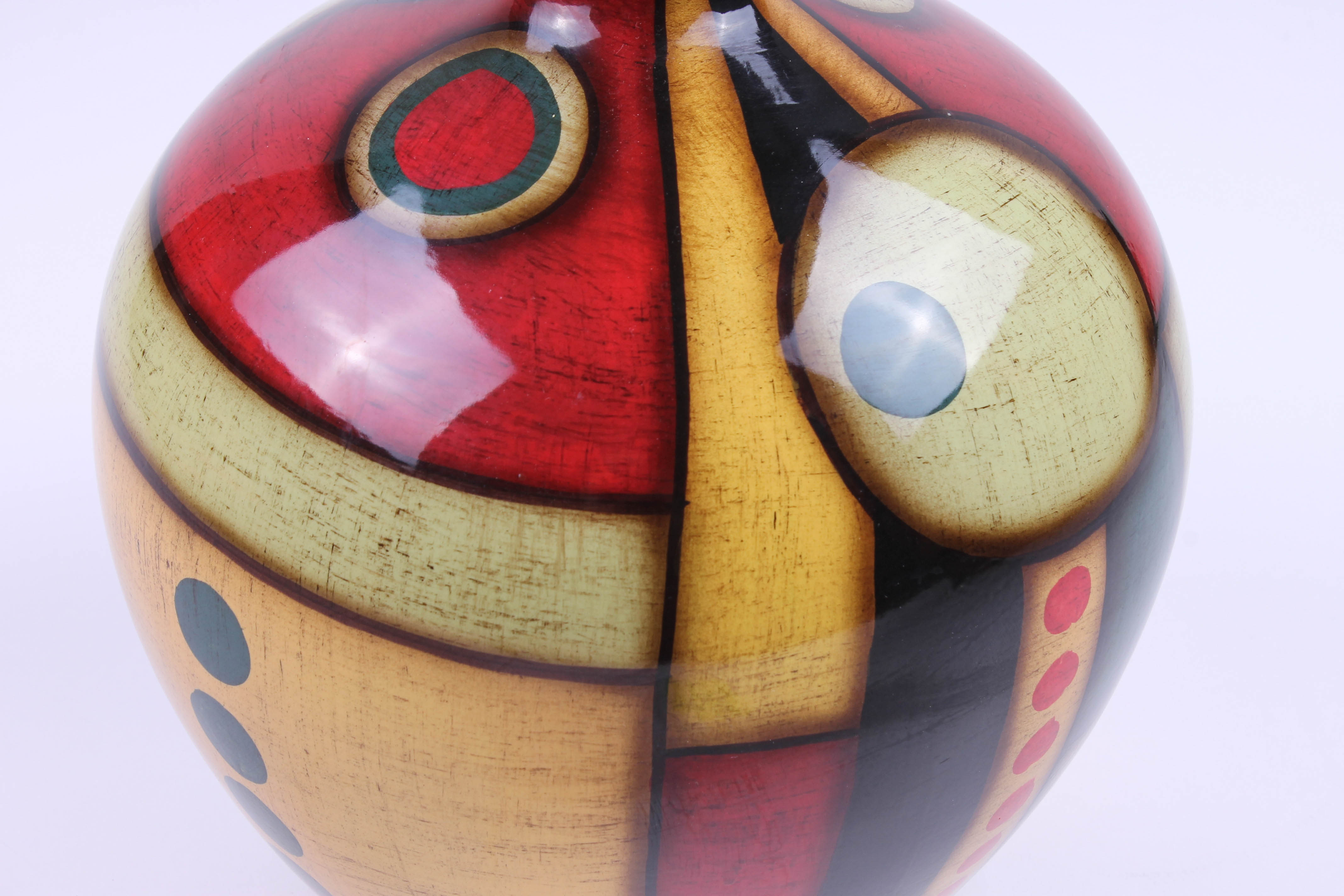 Pair of Colorful Contemporary Vessels