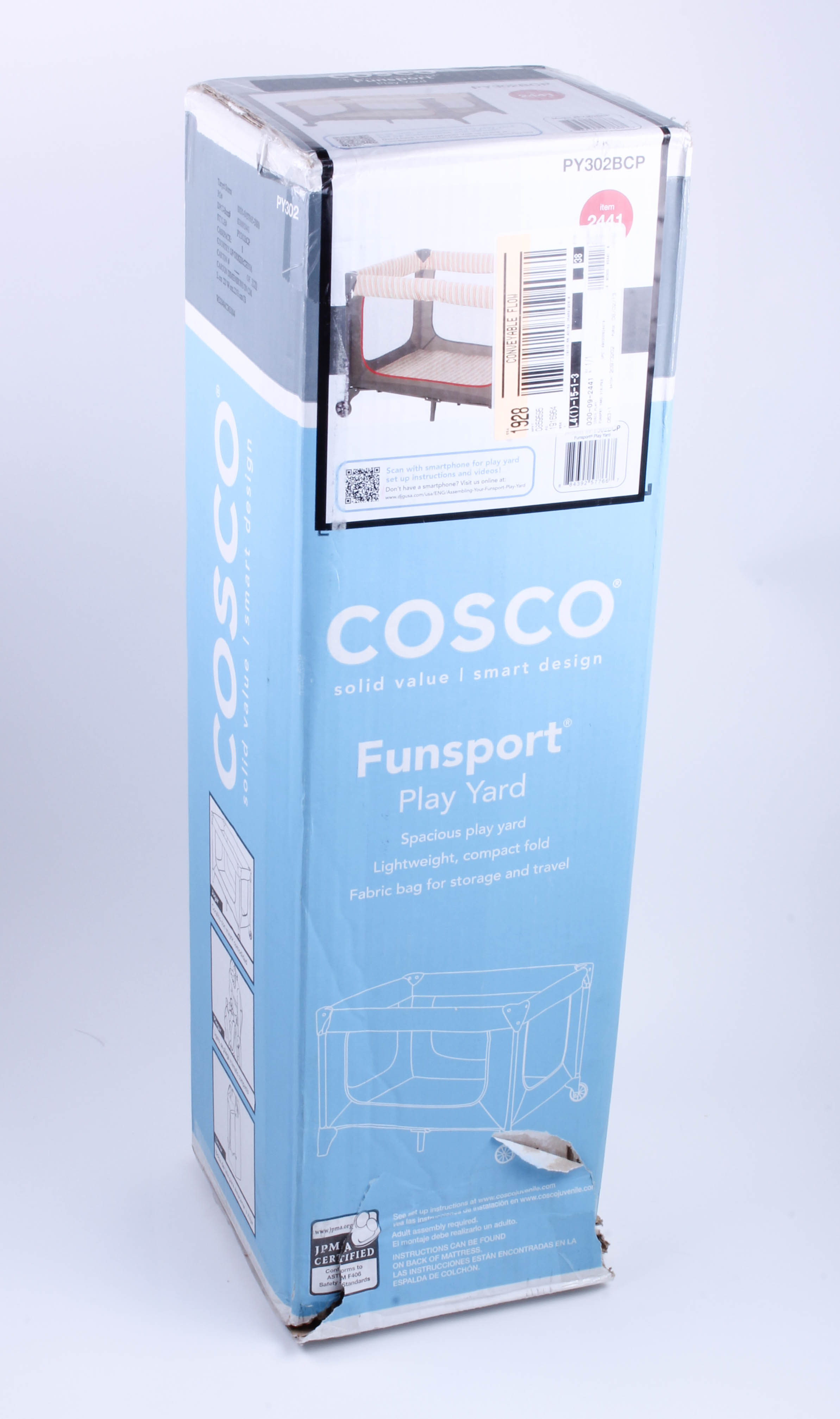 Cosco Funsport Play Yard Collapsible Playpen