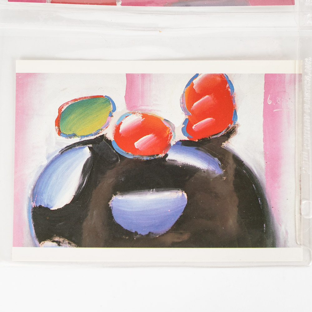 Set of Eight Peter Max Postcards