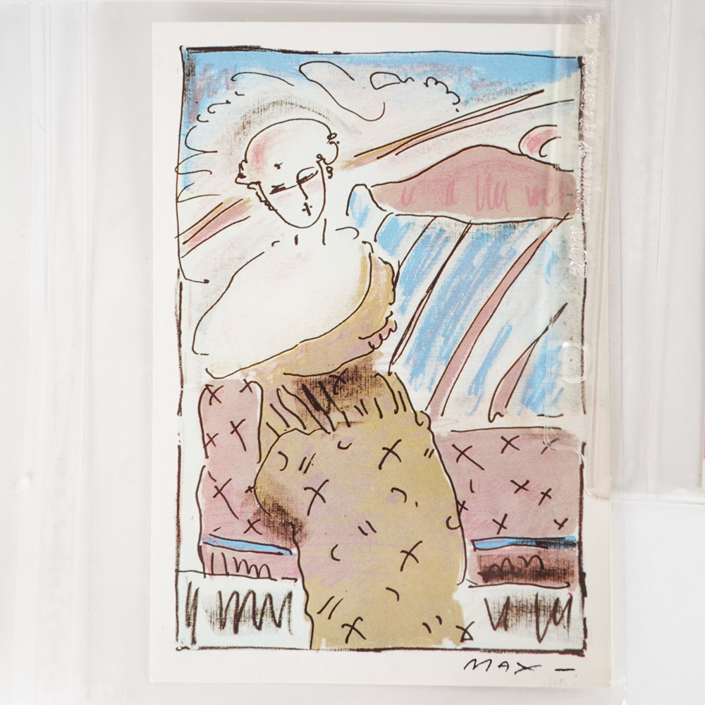 Set of Eight Peter Max Postcards