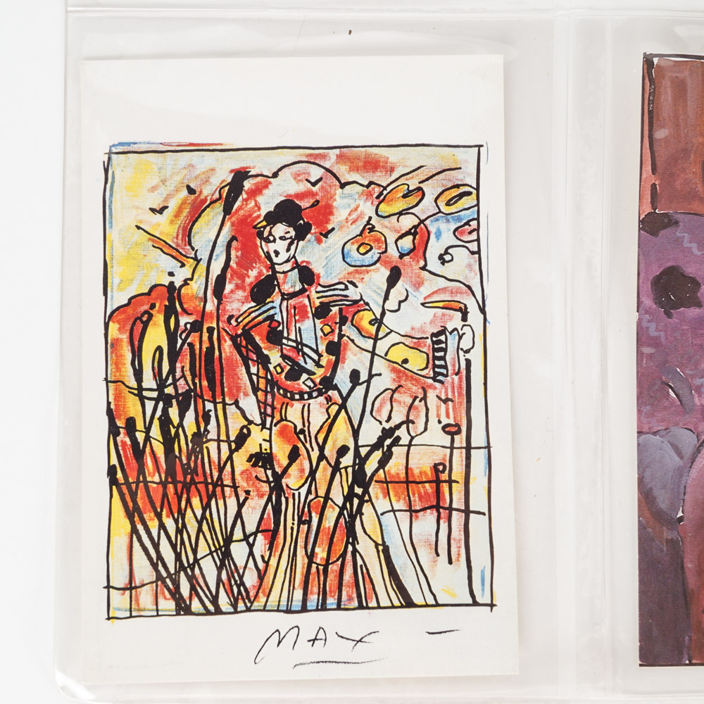 Set of Eight Peter Max Postcards