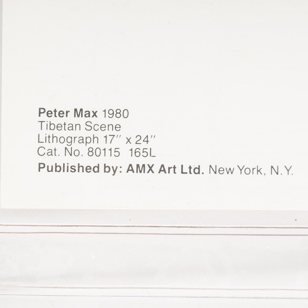 Set of Eight Peter Max Postcards