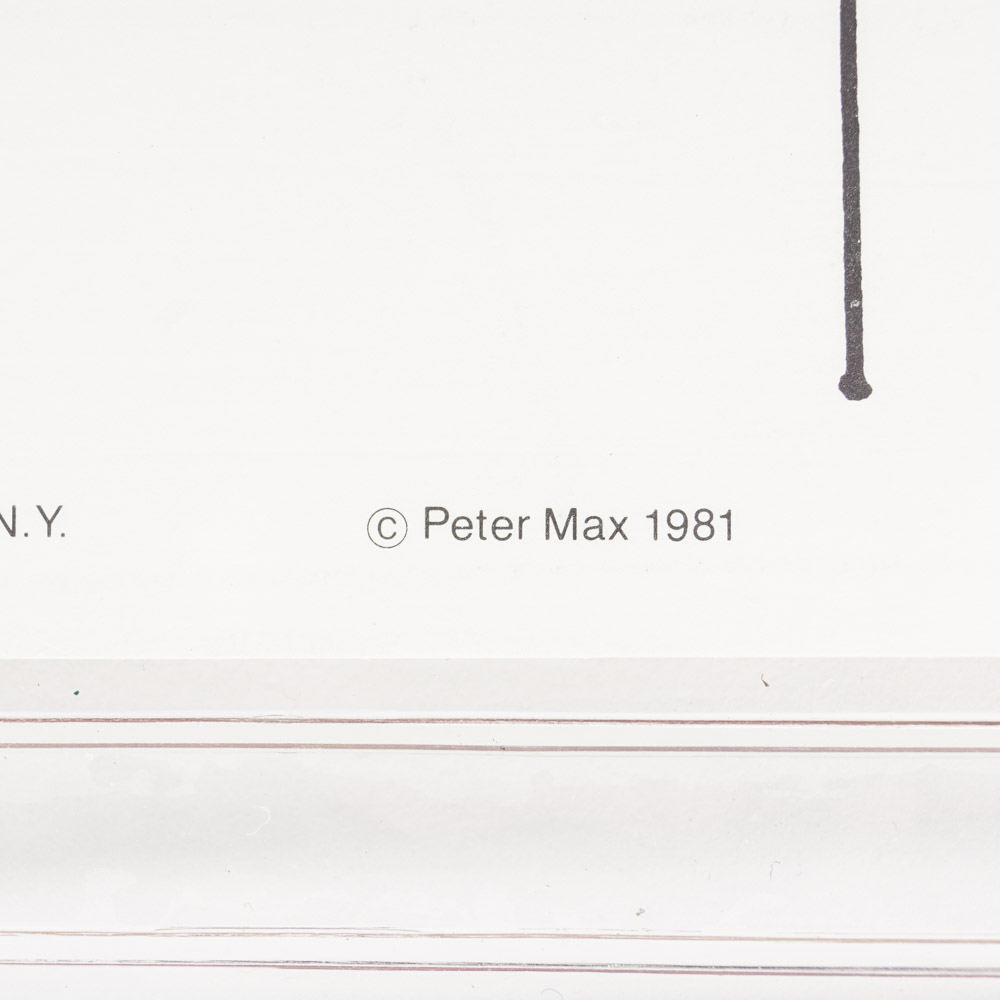 Set of Eight Peter Max Postcards