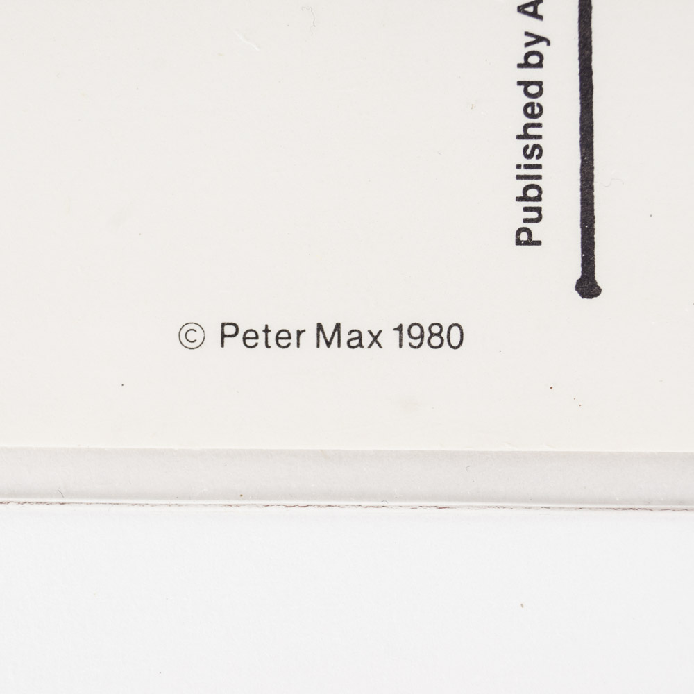 Set of Eight Peter Max Postcards