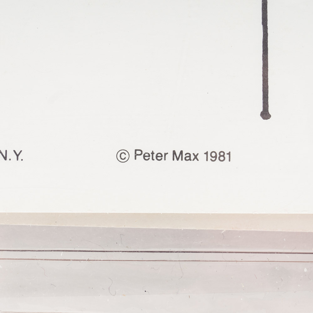 Set of Eight Peter Max Postcards