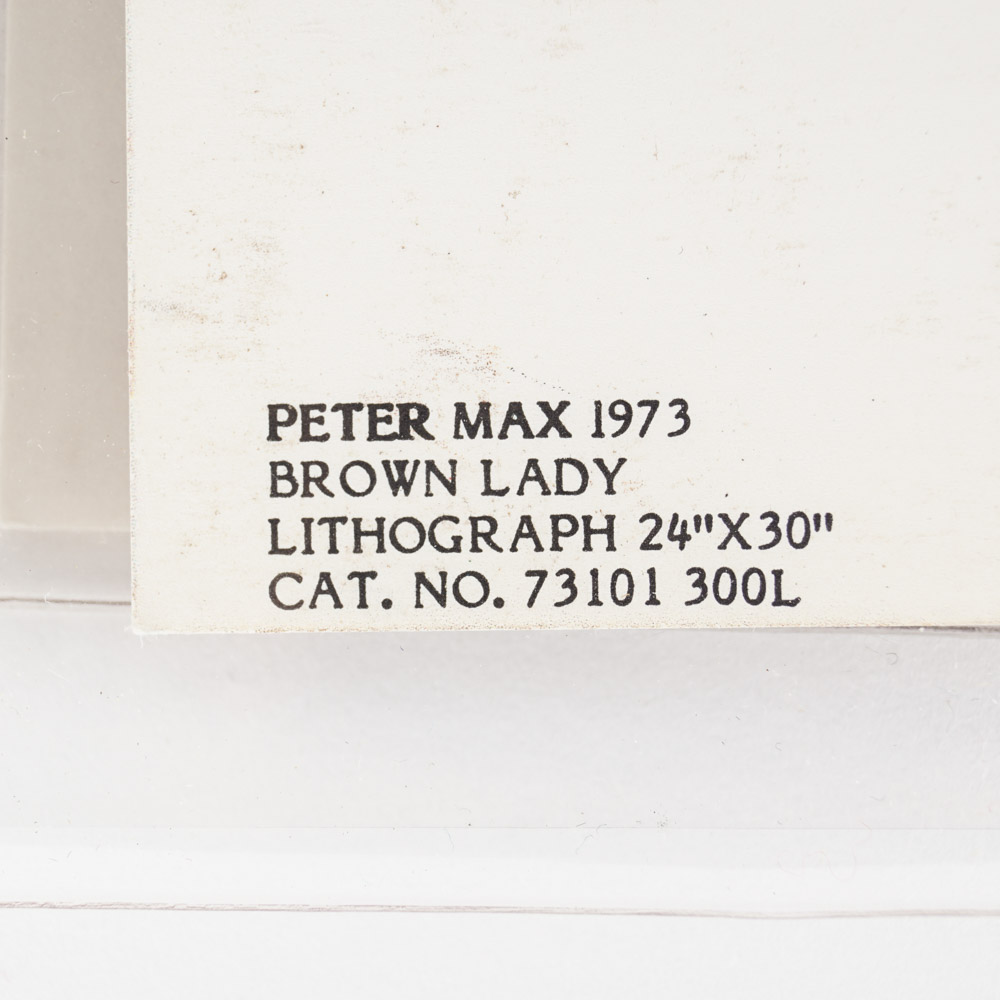 Set of Eight Peter Max Postcards