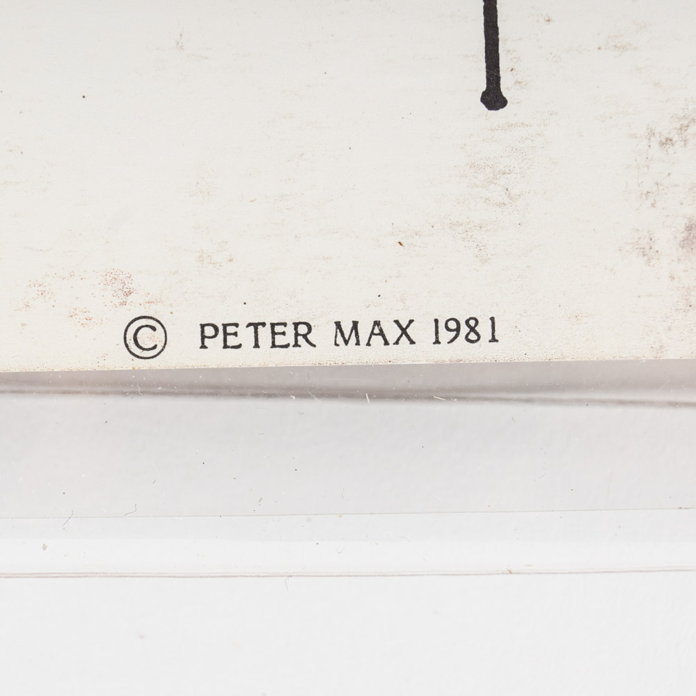 Set of Eight Peter Max Postcards