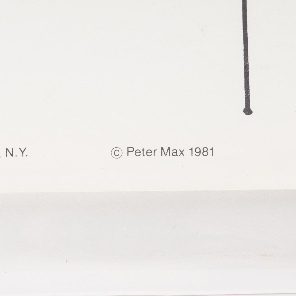 Set of Eight Peter Max Postcards