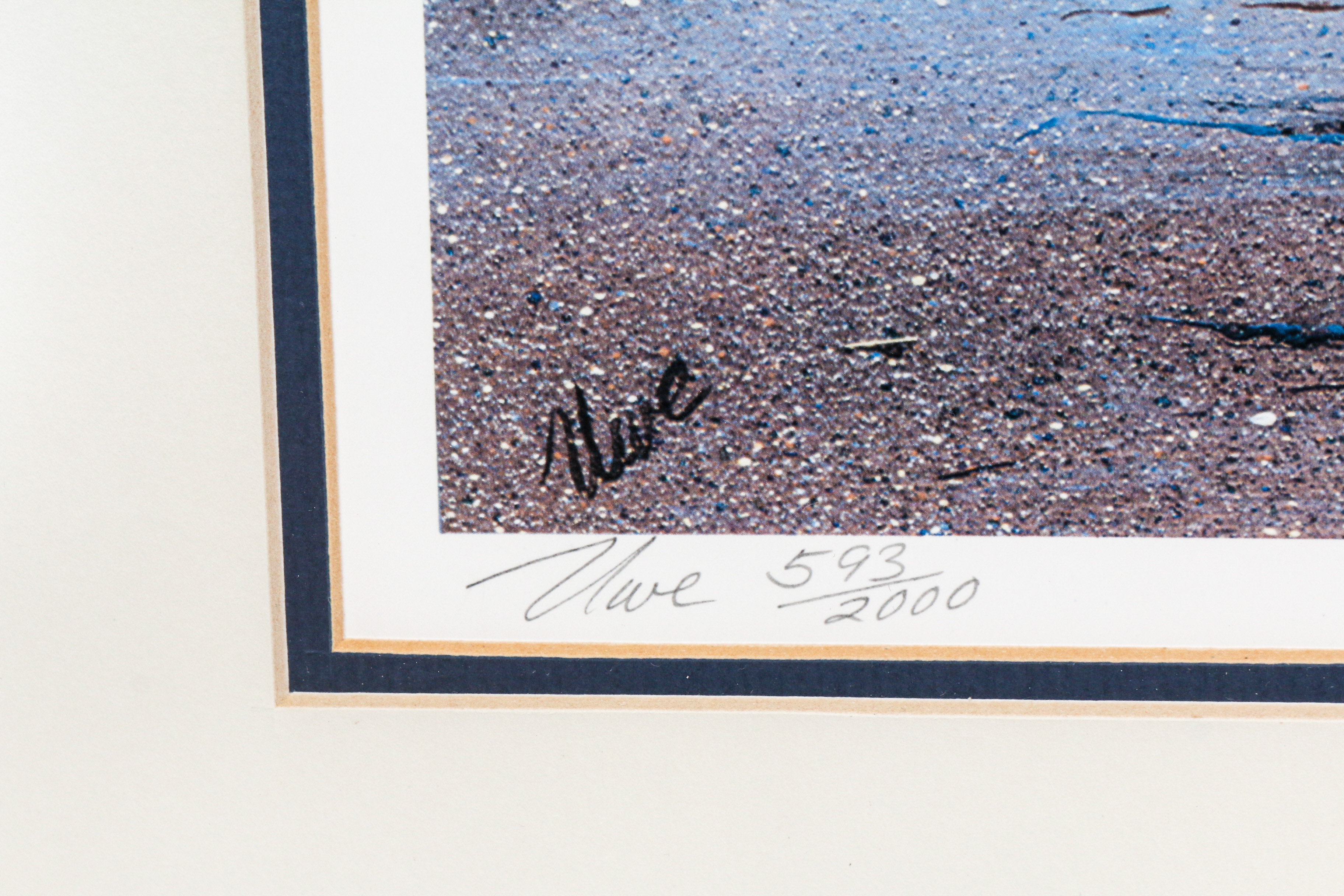 Uwe Werner Limited Edition Offset Lithograph "View of Point Loma"