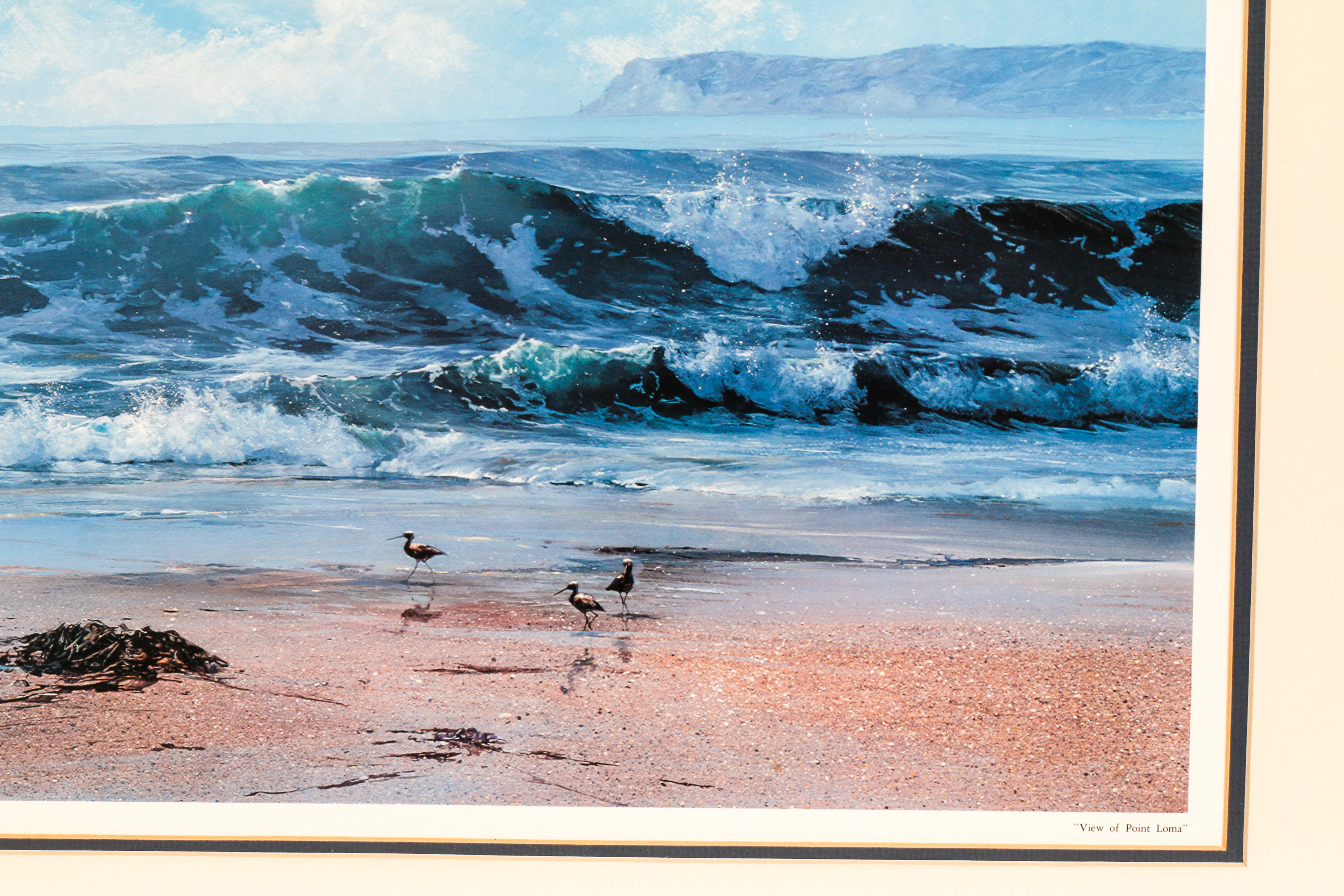 Uwe Werner Limited Edition Offset Lithograph "View of Point Loma"