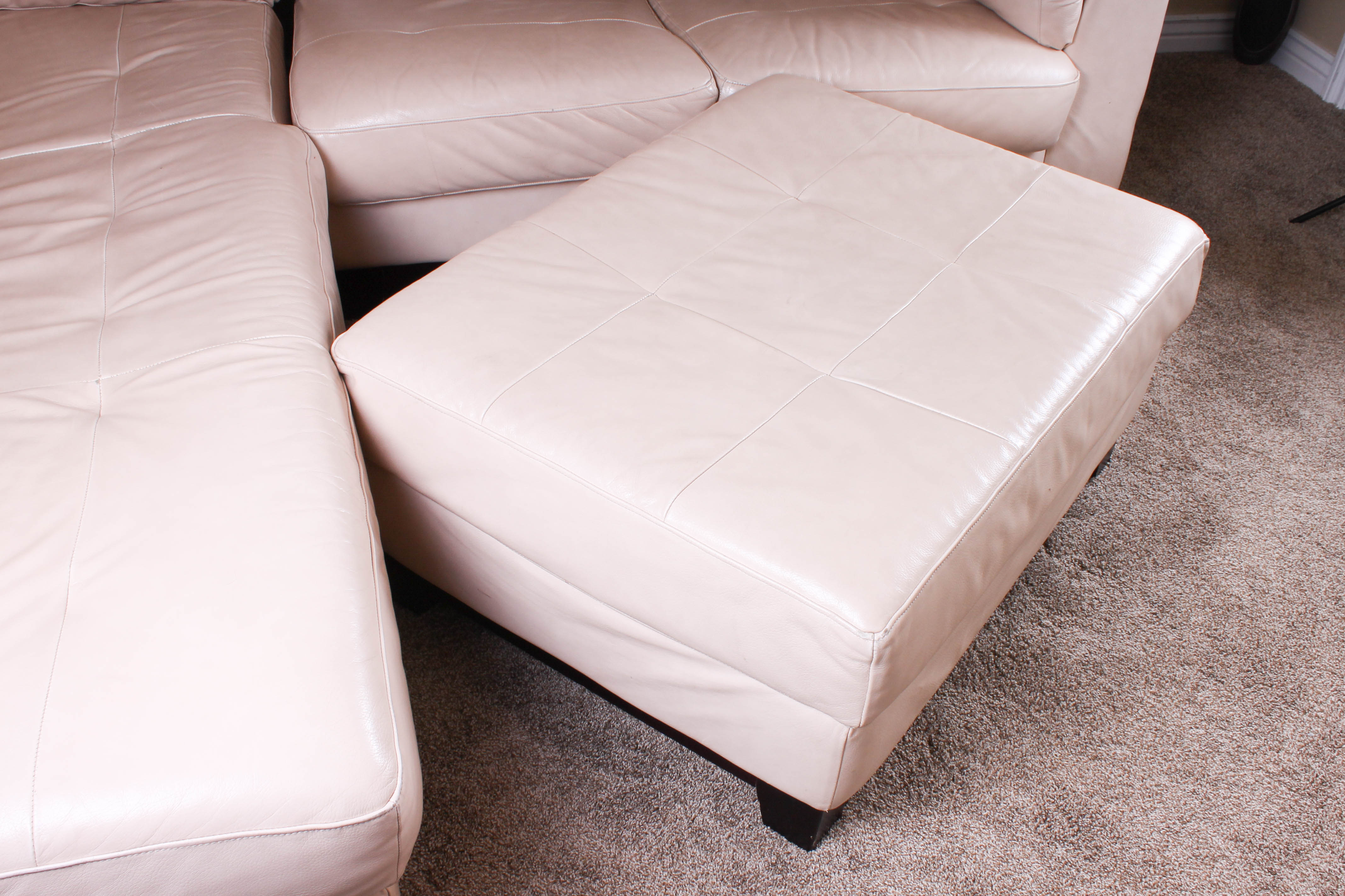 Contemporary Sofa Sectional with Ottoman