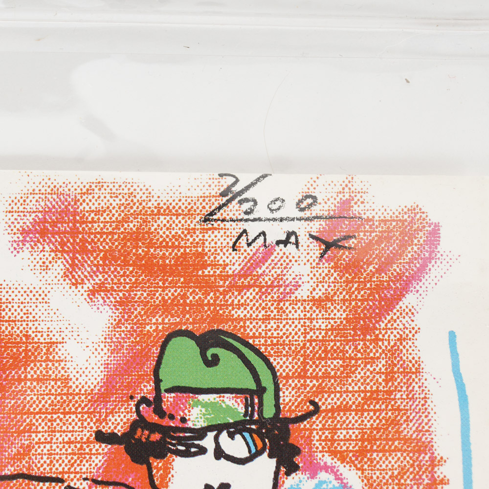 Eight Postcards with Art by Peter Max