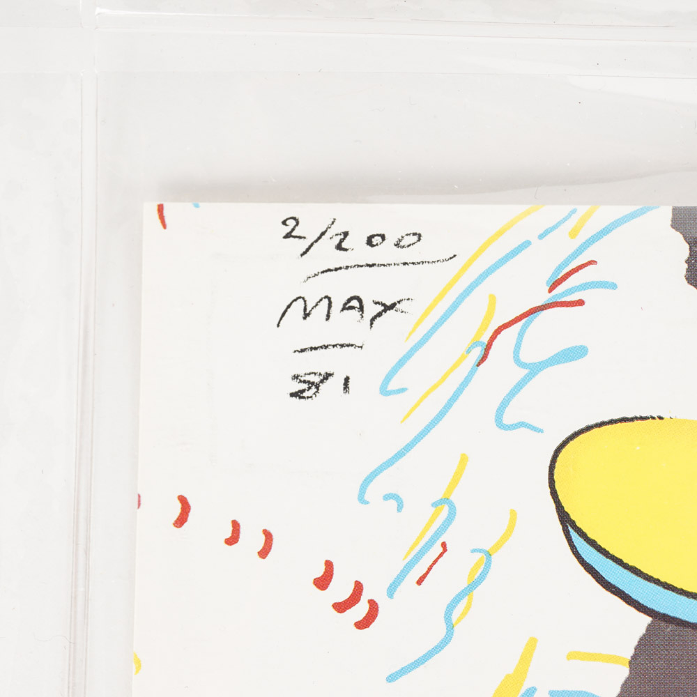 Eight Postcards with Art by Peter Max