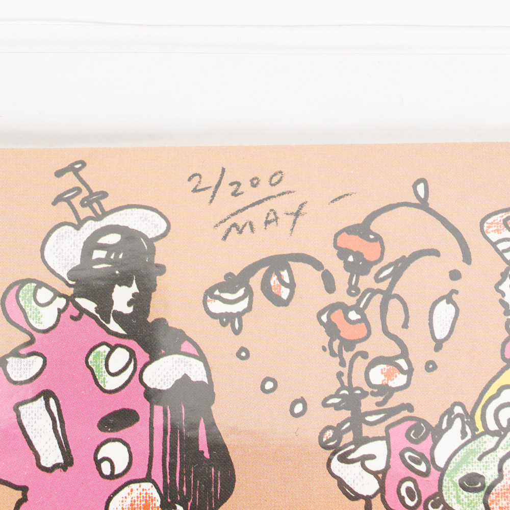 Eight Postcards with Art by Peter Max