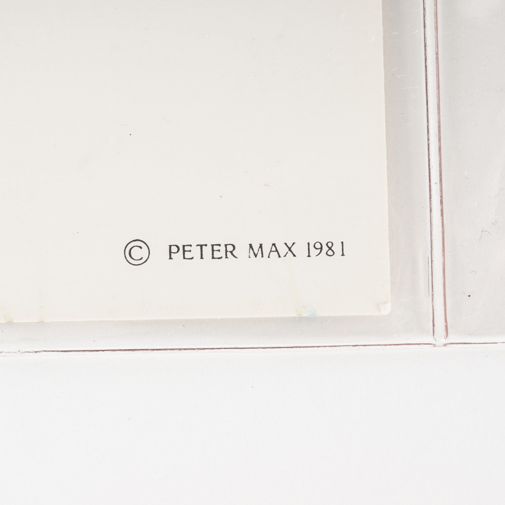 Eight Postcards with Art by Peter Max