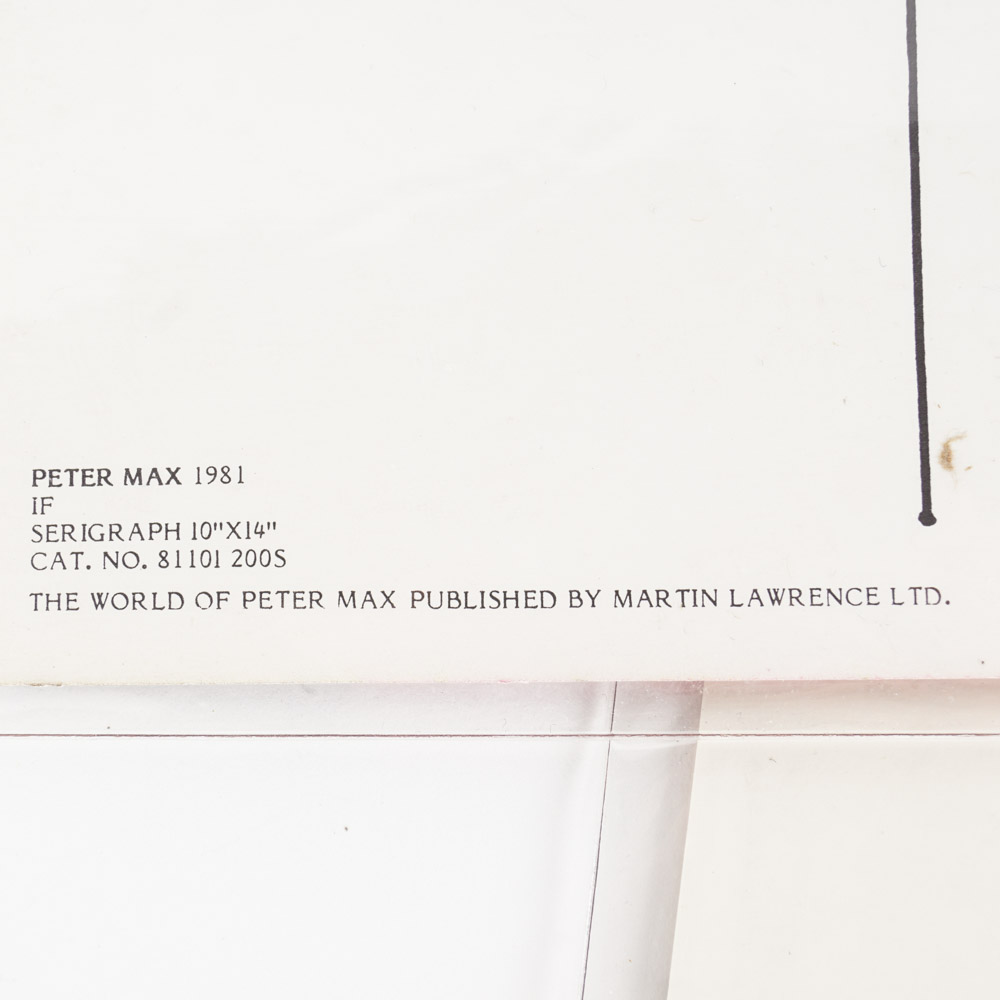 Eight Postcards with Art by Peter Max