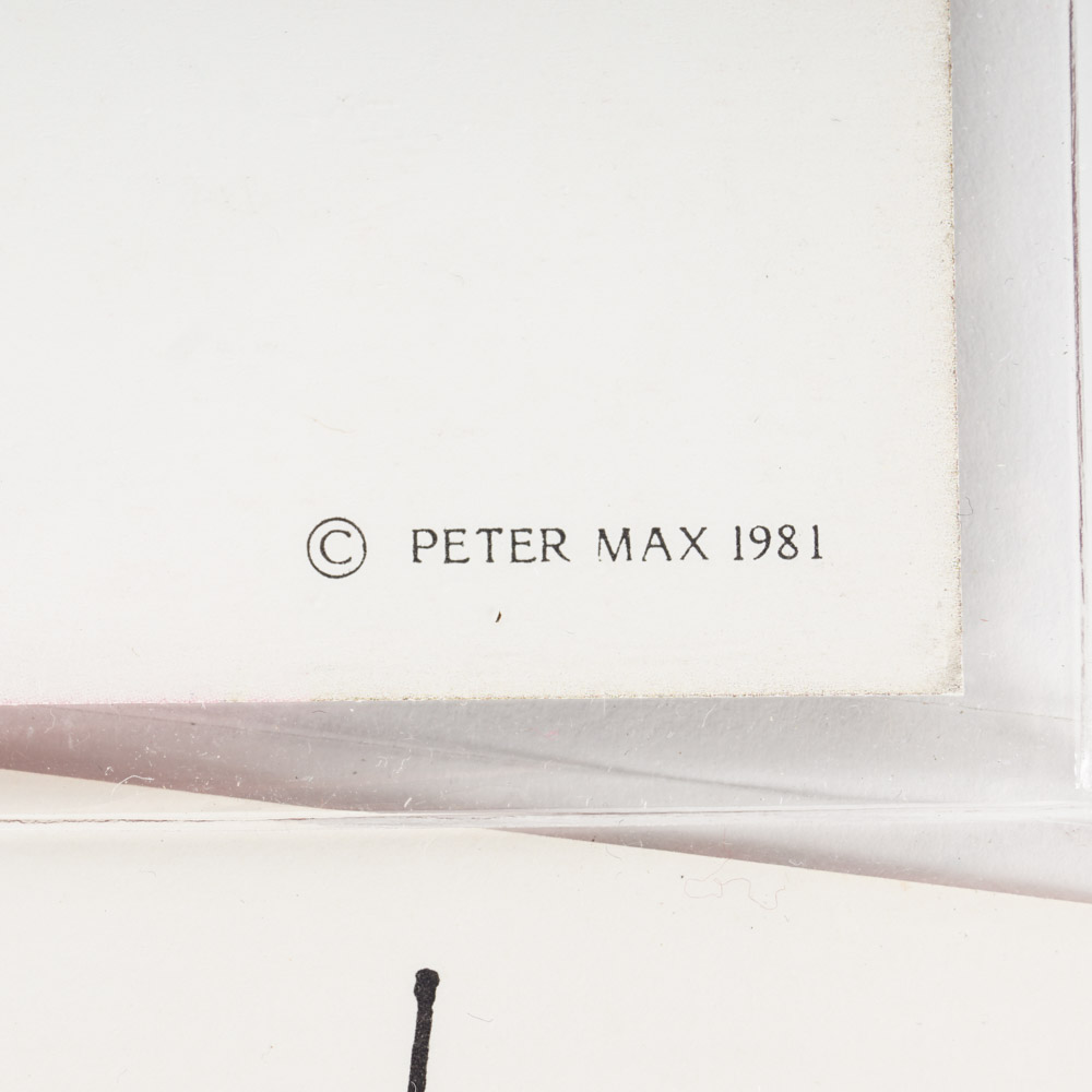 Eight Postcards with Art by Peter Max