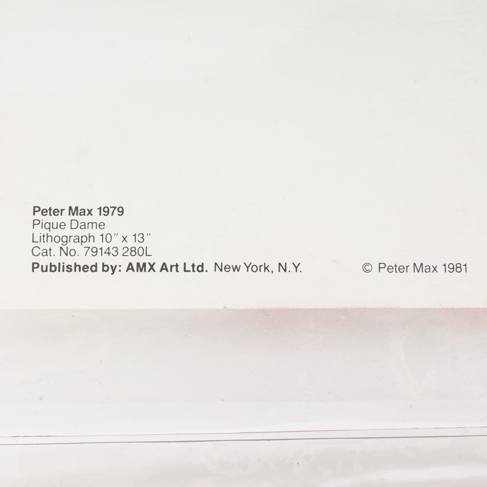 Eight Postcards with Art by Peter Max