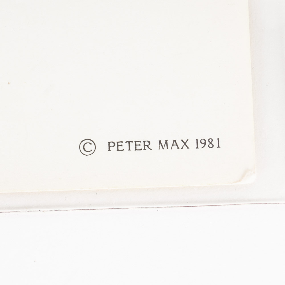 Eight Postcards with Art by Peter Max