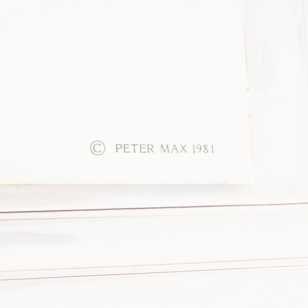 Eight Postcards with Art by Peter Max