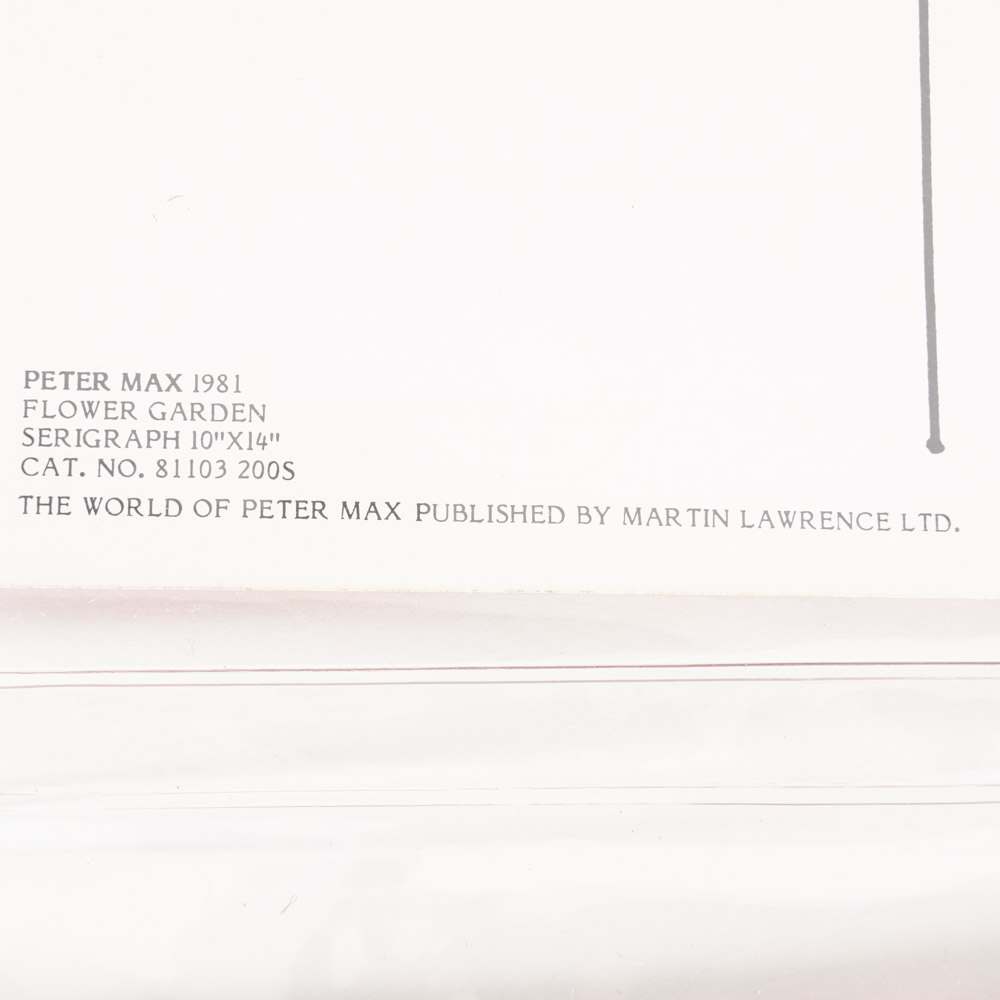 Eight Postcards with Art by Peter Max