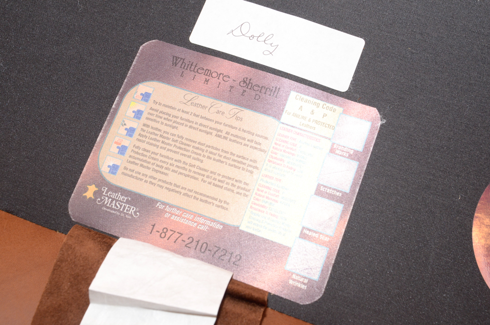 Whittemore-Sherrill Leather Sofa