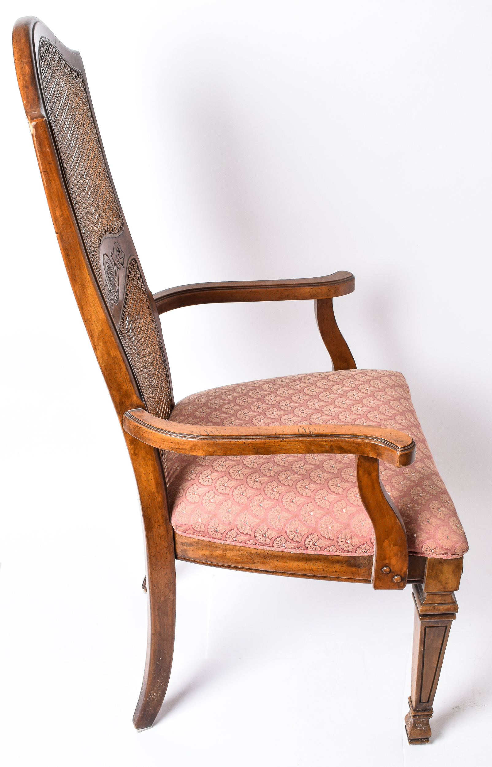 Vintage French Provincial Style Cane Back Chairs