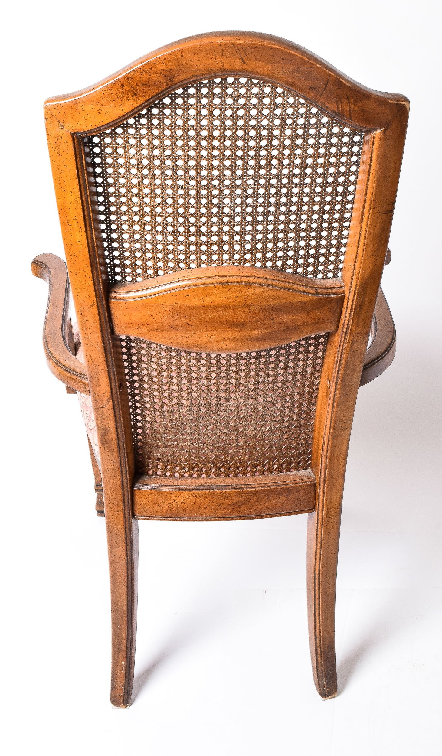 Vintage French Provincial Style Cane Back Chairs