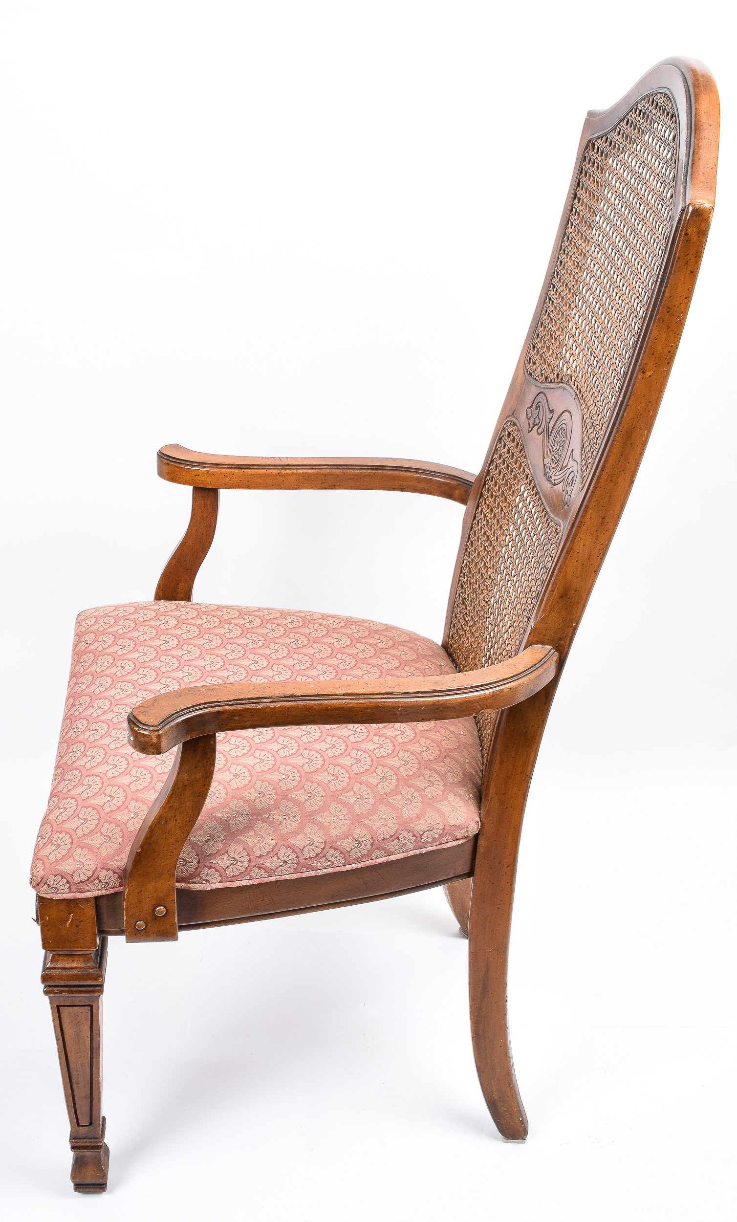 Vintage French Provincial Style Cane Back Chairs