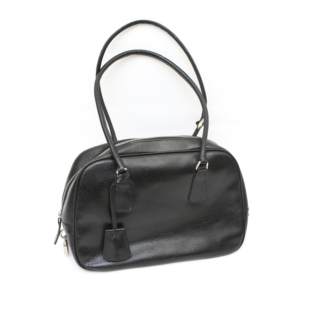 Vintage Prada Italy Leather Handbag