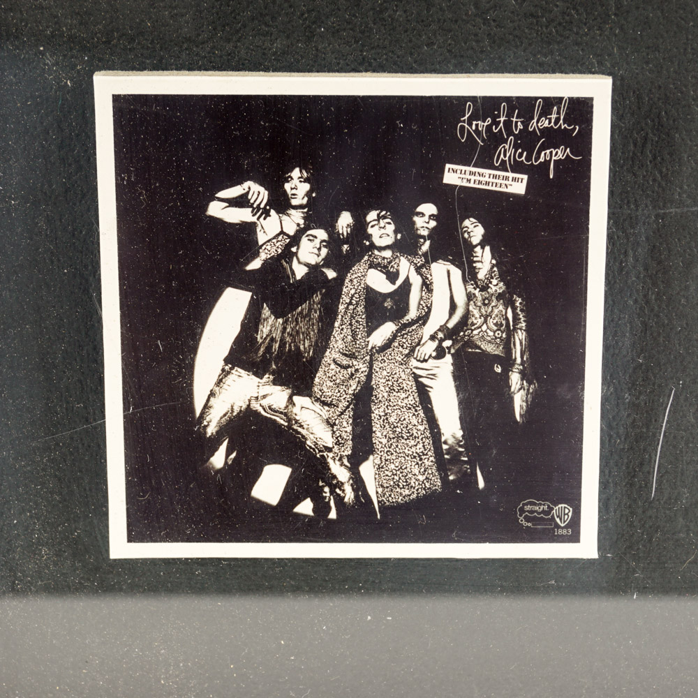 Warner Bros.' Alice Cooper "Love it to Death" Gold Record Award