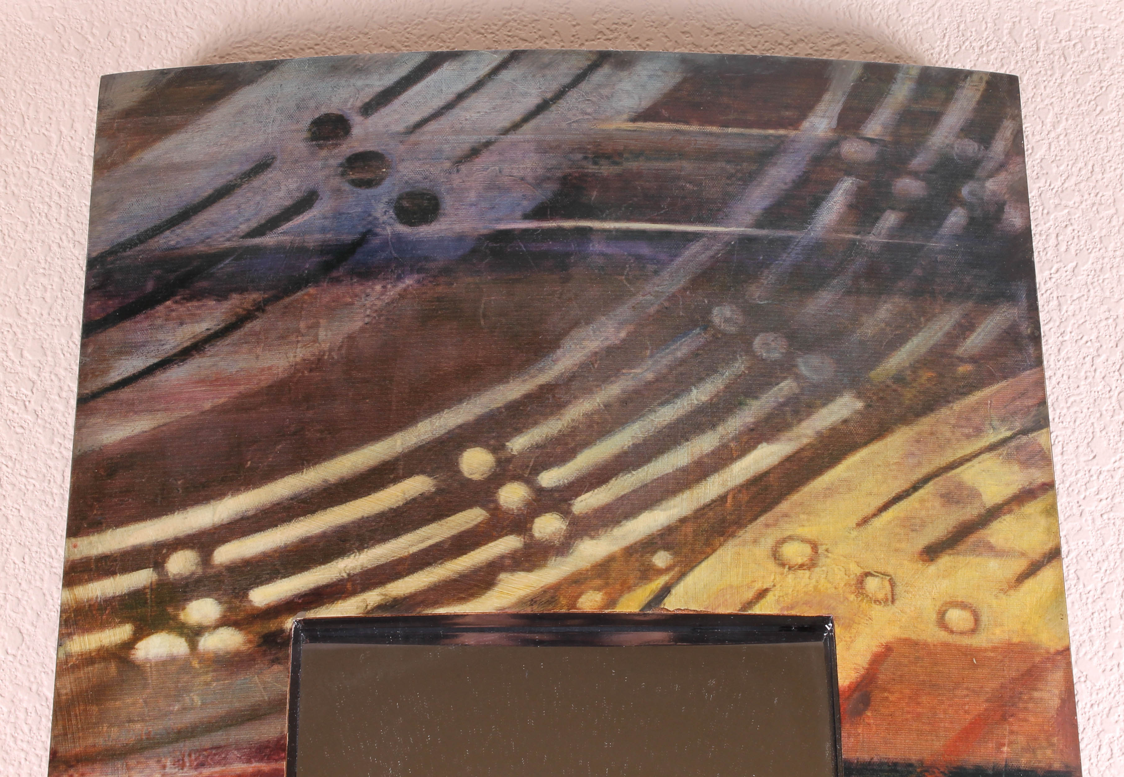 Colorful Contemporary Wall Mirror