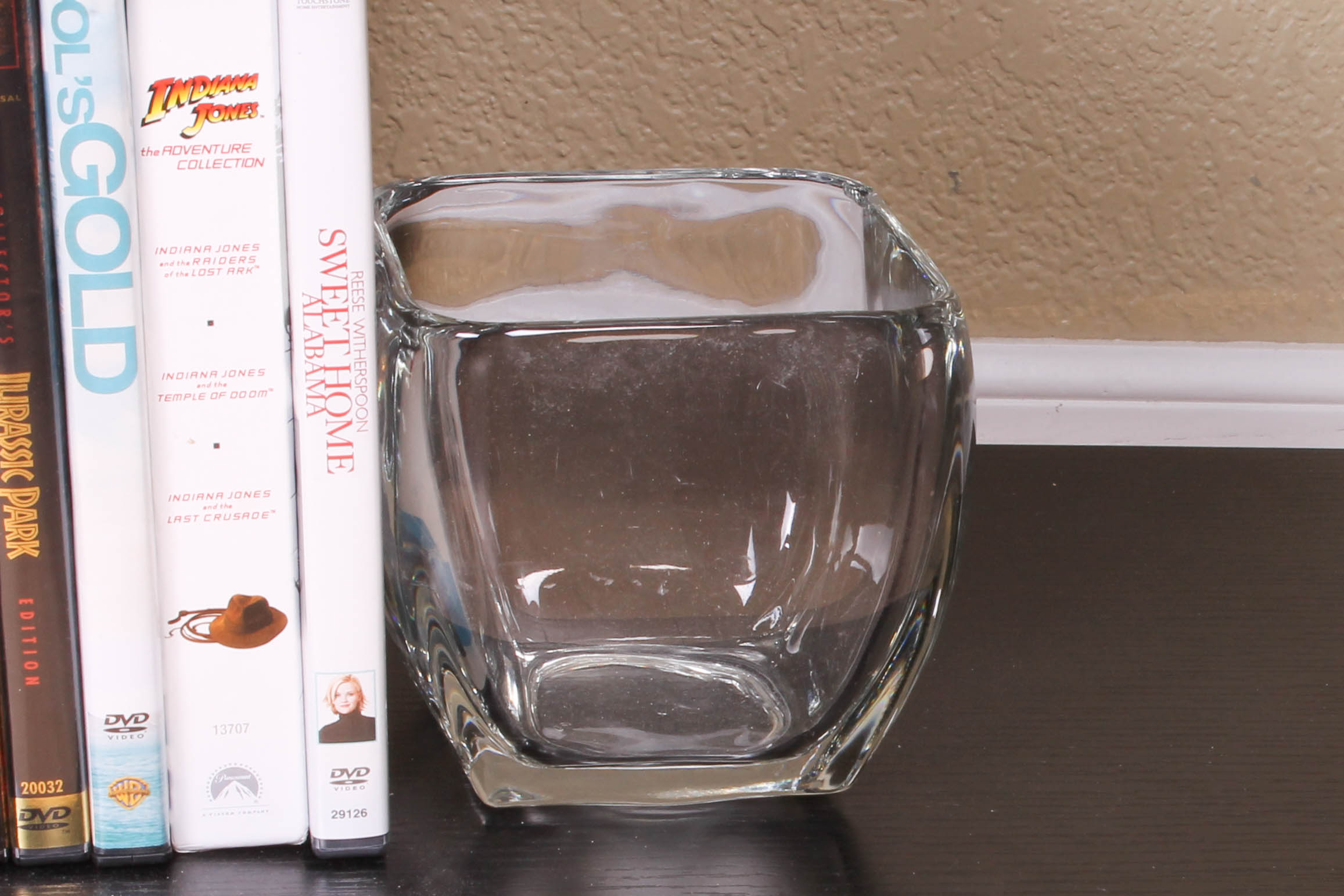 Contemporary Accent Table with Home Entertainment and Decor