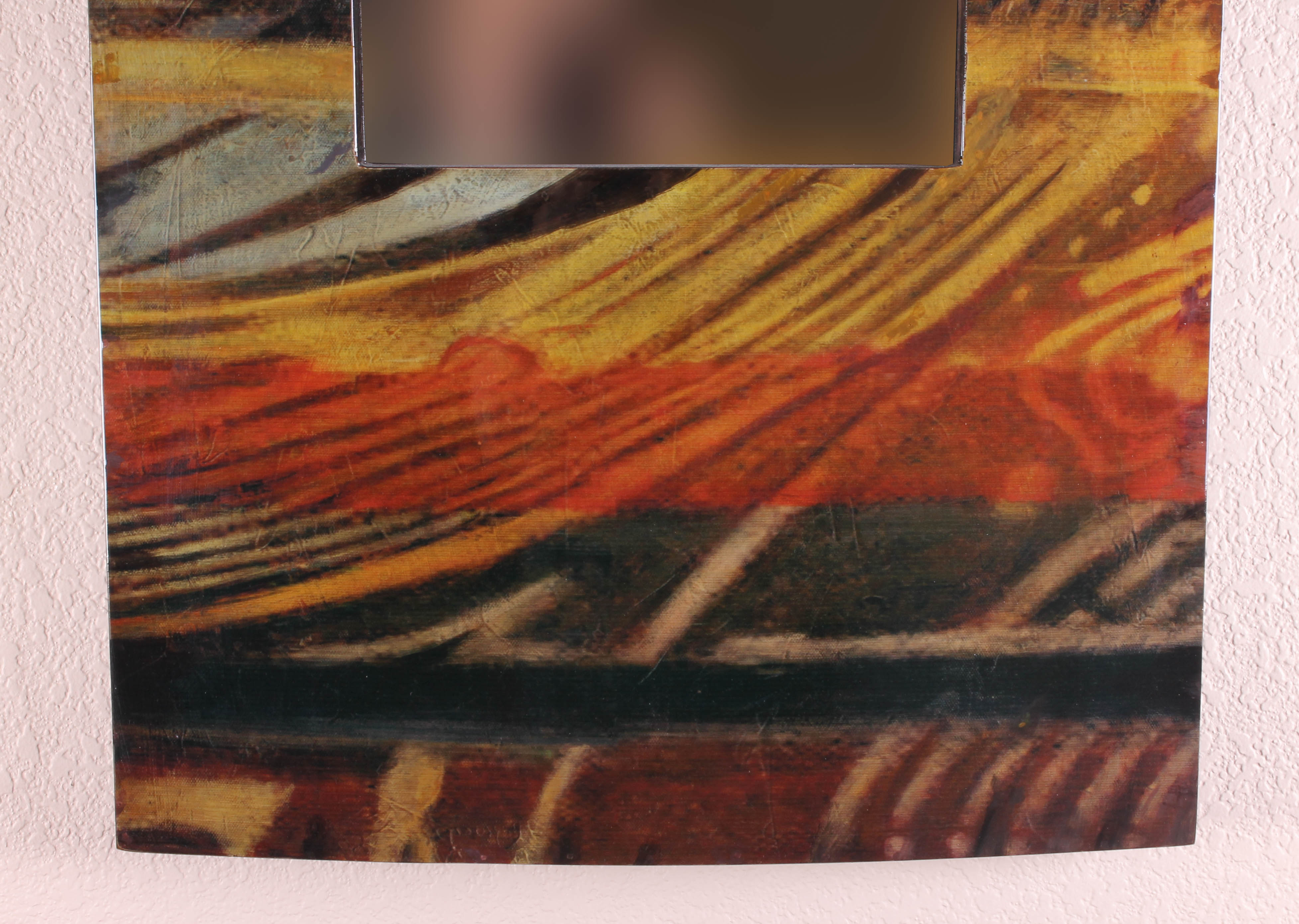 Colorful Contemporary Wall Mirror