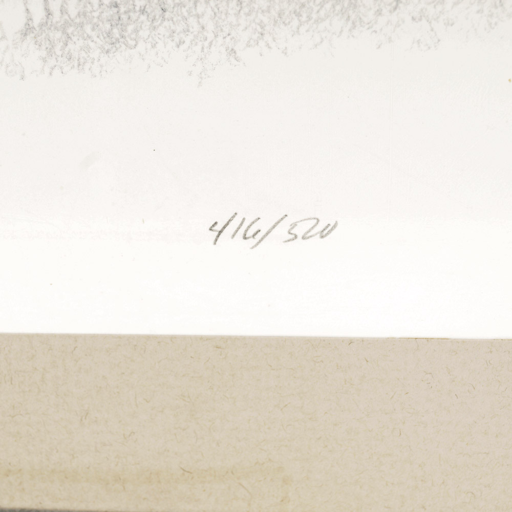 D Noel Smith Signed Lithograph, Commemorating America's Bi-Centennial